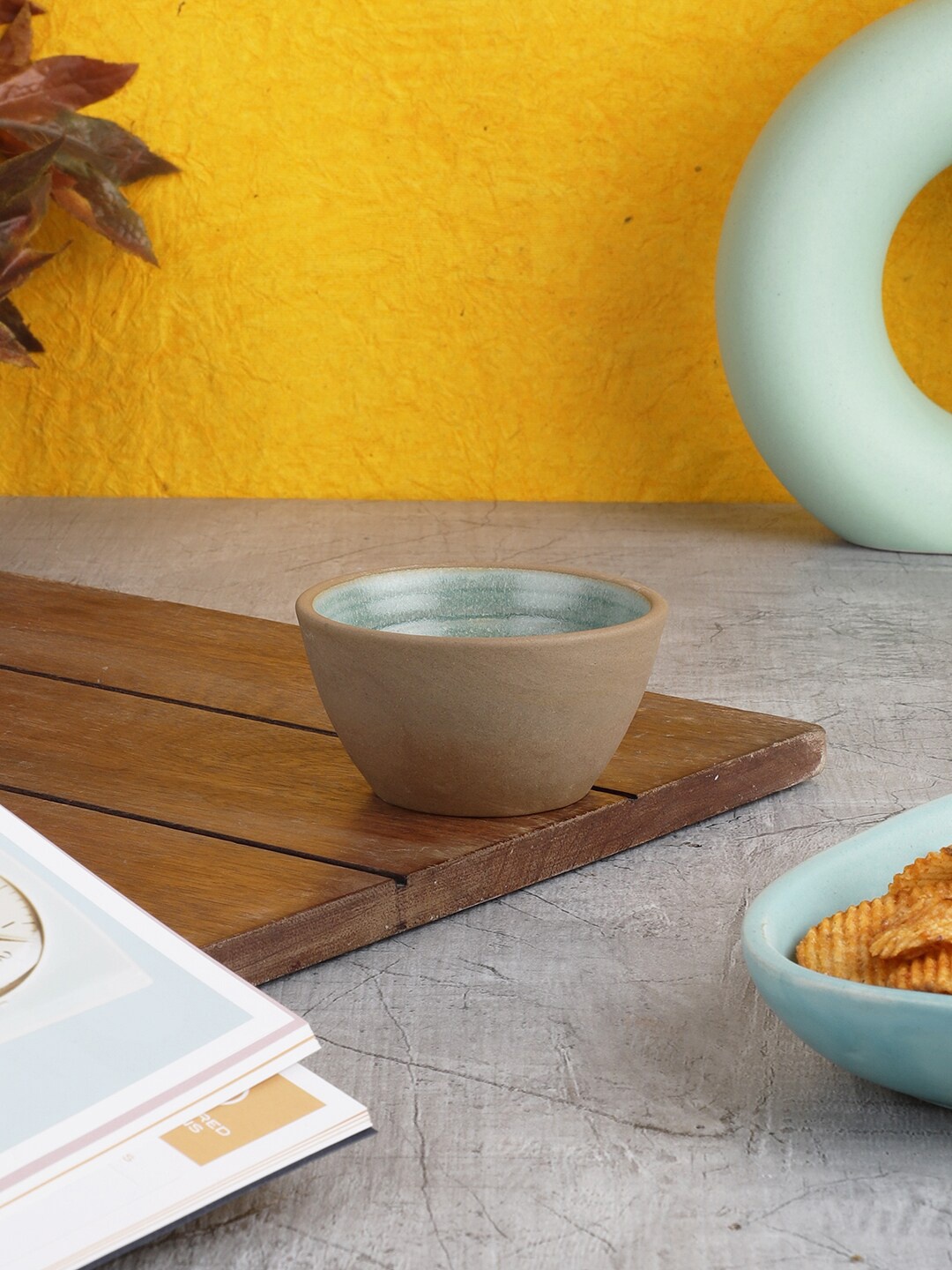 

MIAH Decor Brown 1 Pieces Ceramic Matte Bowls