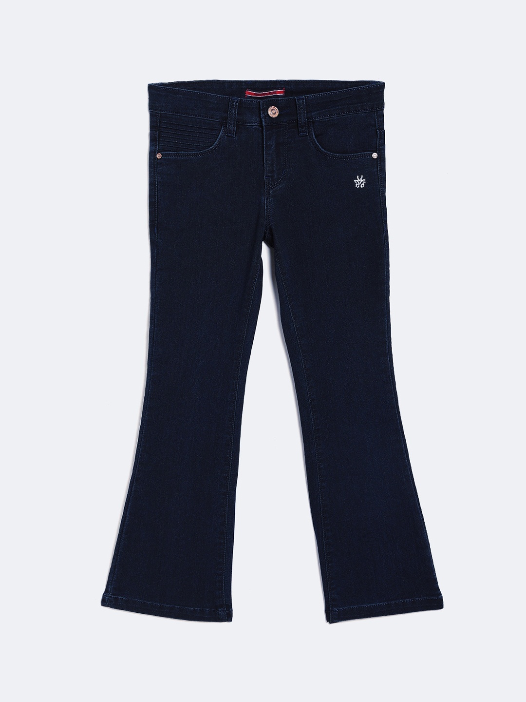 

Crimsoune Club Girls Blue Bootcut Stretchable Jeans