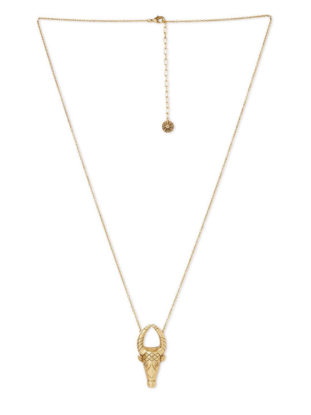 

Masaba Gold-Plated Ghana Mask Pendant With Chain
