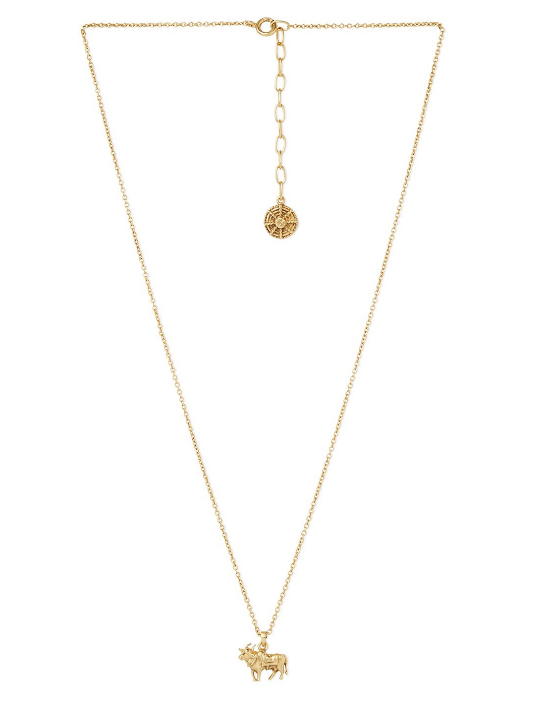 

Masaba Gold-Plated Holy Cow Pendant With Chain