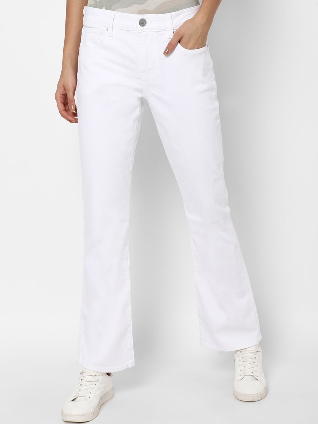 

AMERICAN EAGLE OUTFITTERS Women White Jeans