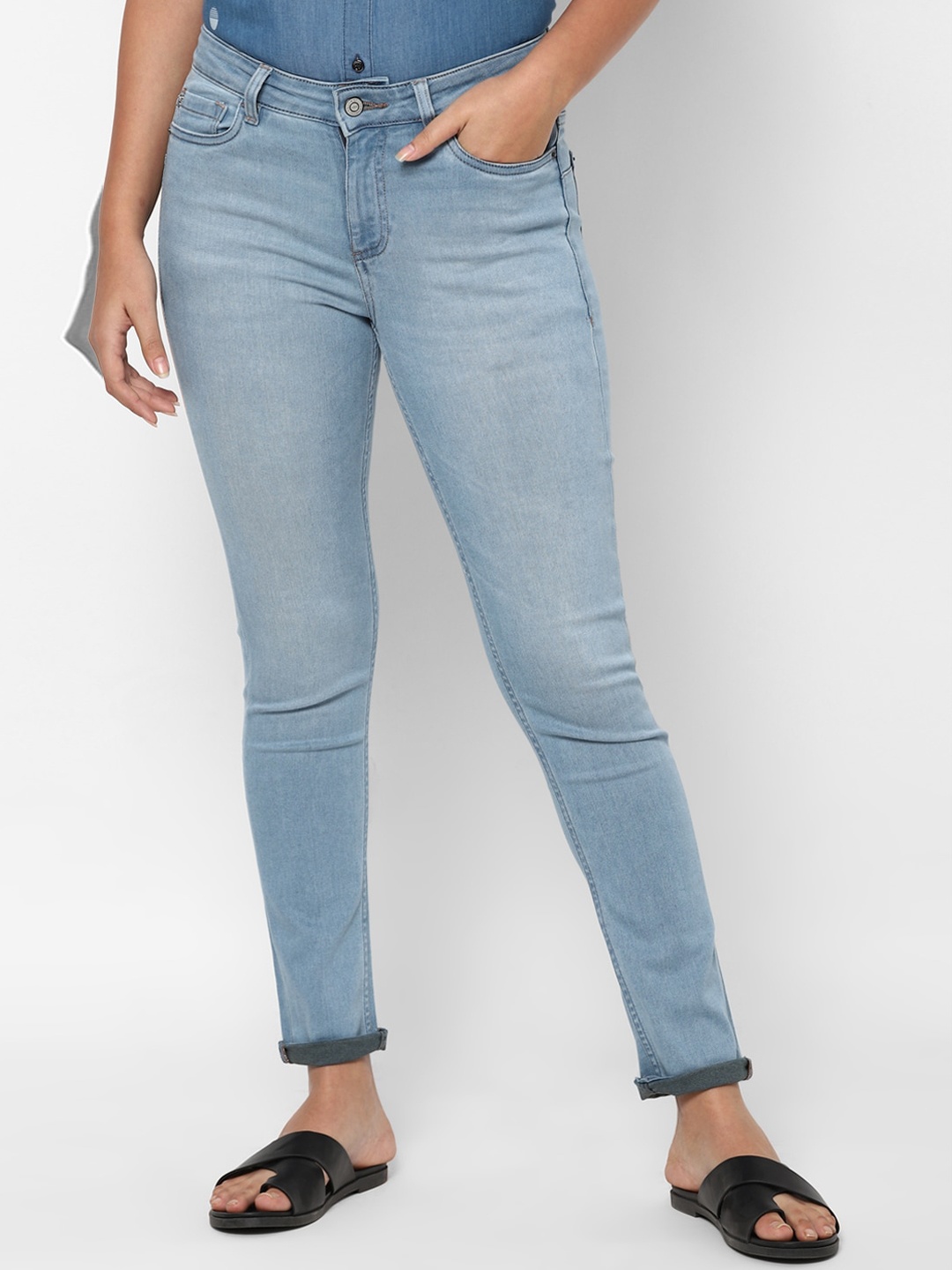 

Allen Solly Woman Women Blue Slim Fit Light Fade Jeans