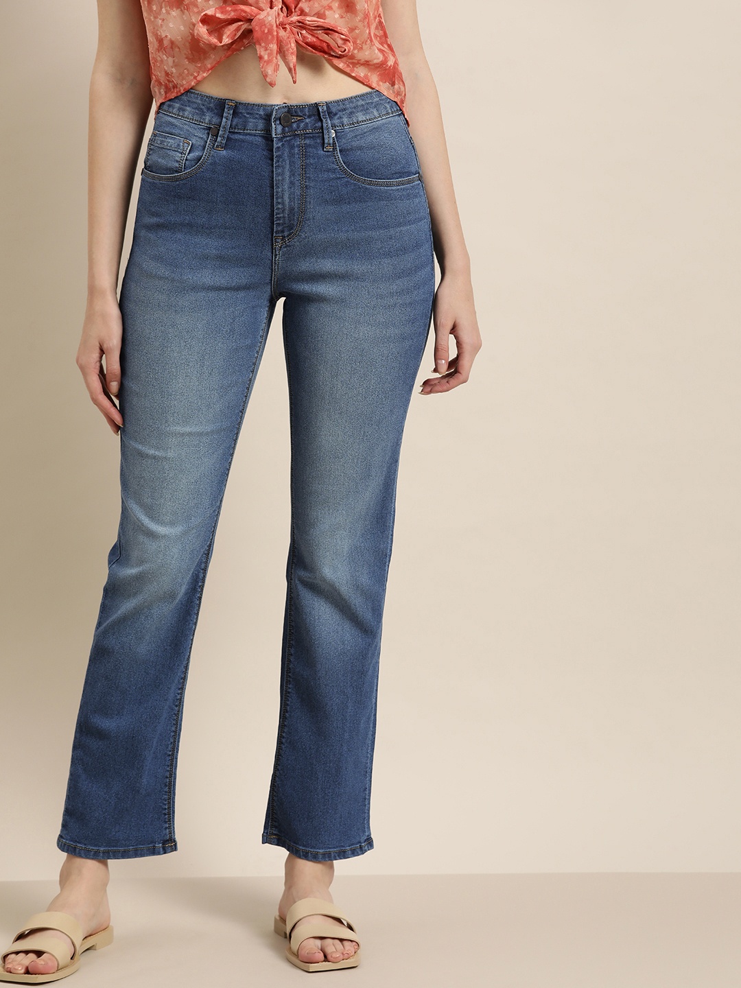 

Moda Rapido Women Blue Light Fade Stretchable Jeans