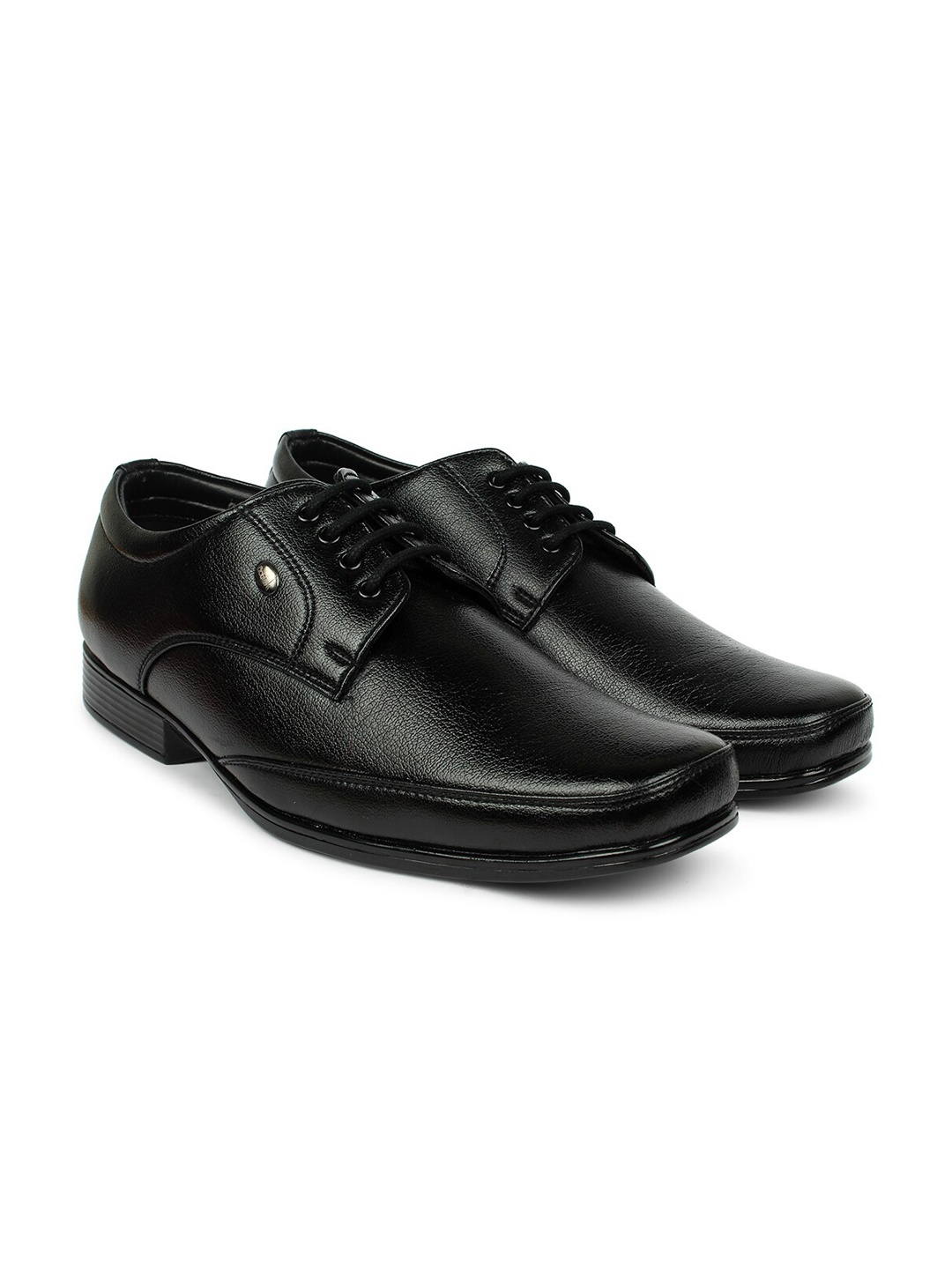 

Action Men Black Solid Formal Derbys