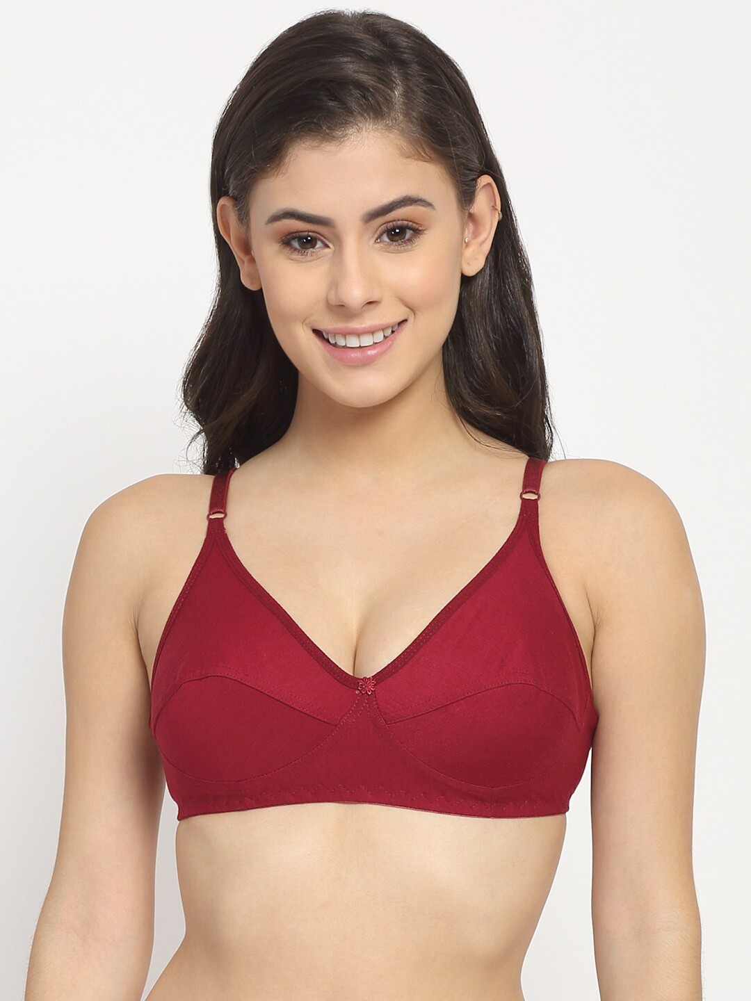 

Friskers Maroon Everyday Bra OO-314-14-30