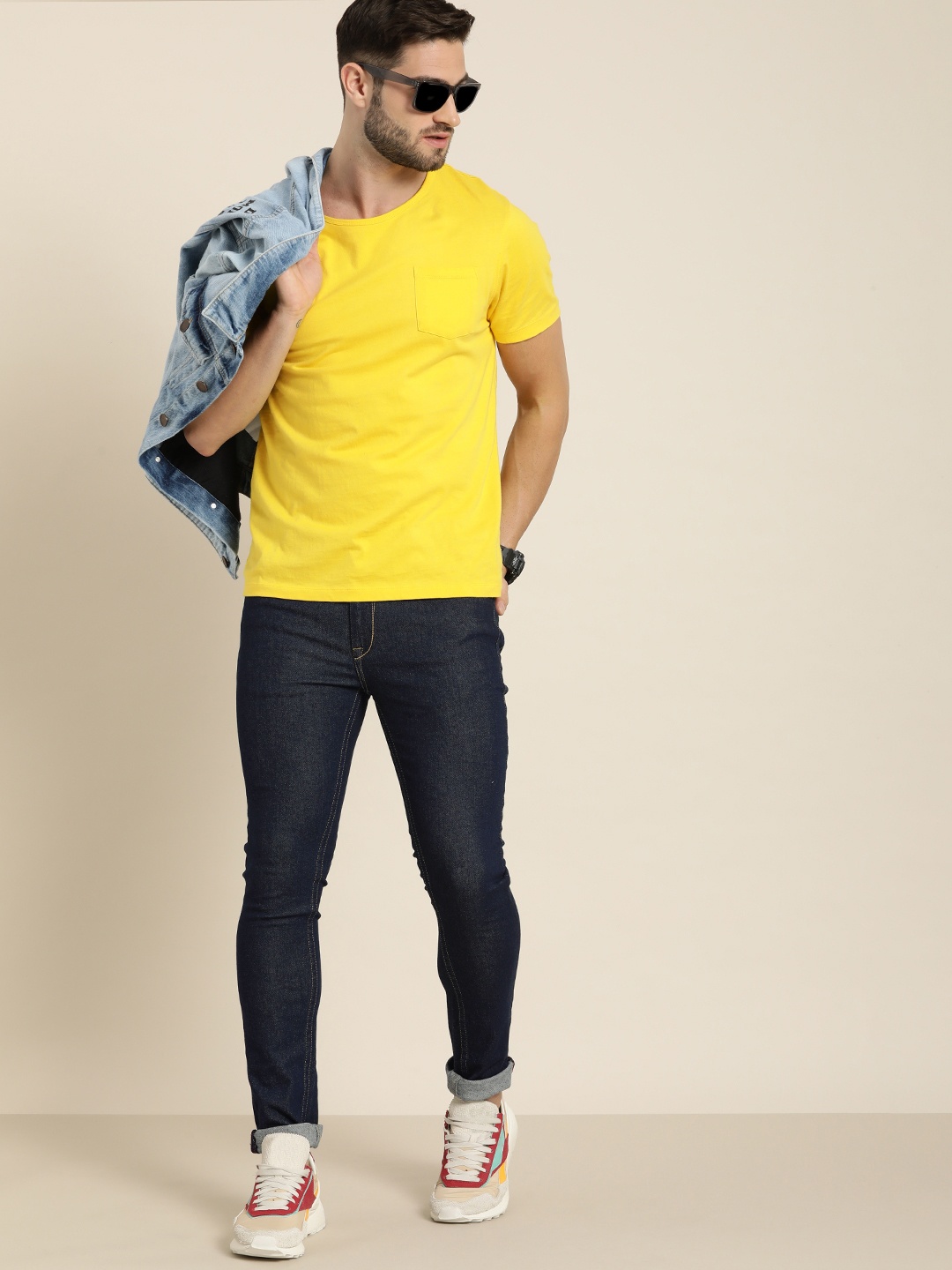 

Moda Rapido Men Navy Blue Skinny Fit Mid-Rise Clean Look Jeans