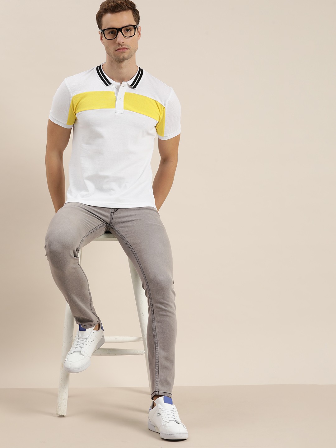 

Moda Rapido Men Grey Skinny Fit Light Fade Stretchable Jeans