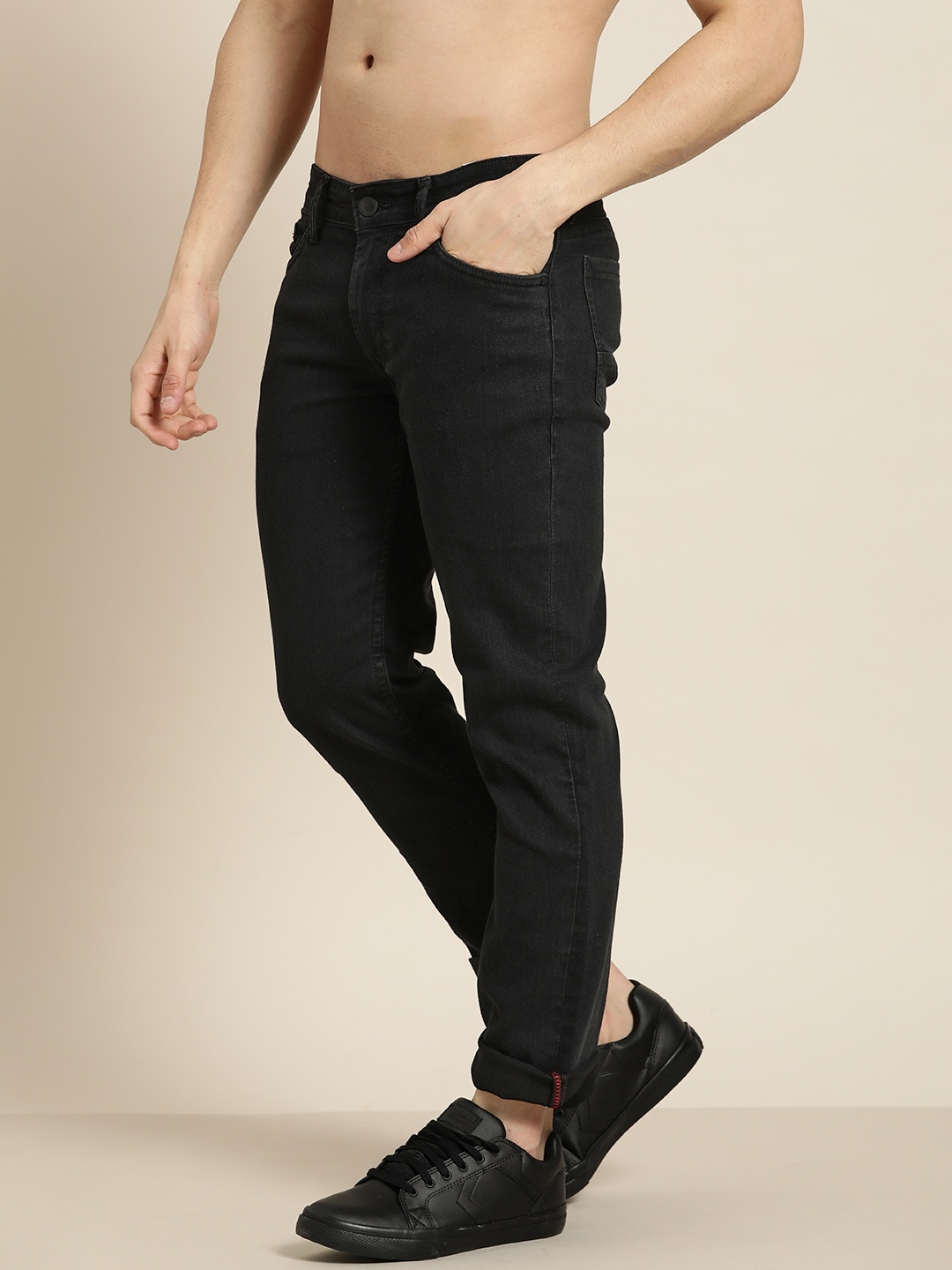 

Moda Rapido Men Black Slim Fit Stretchable Jeans