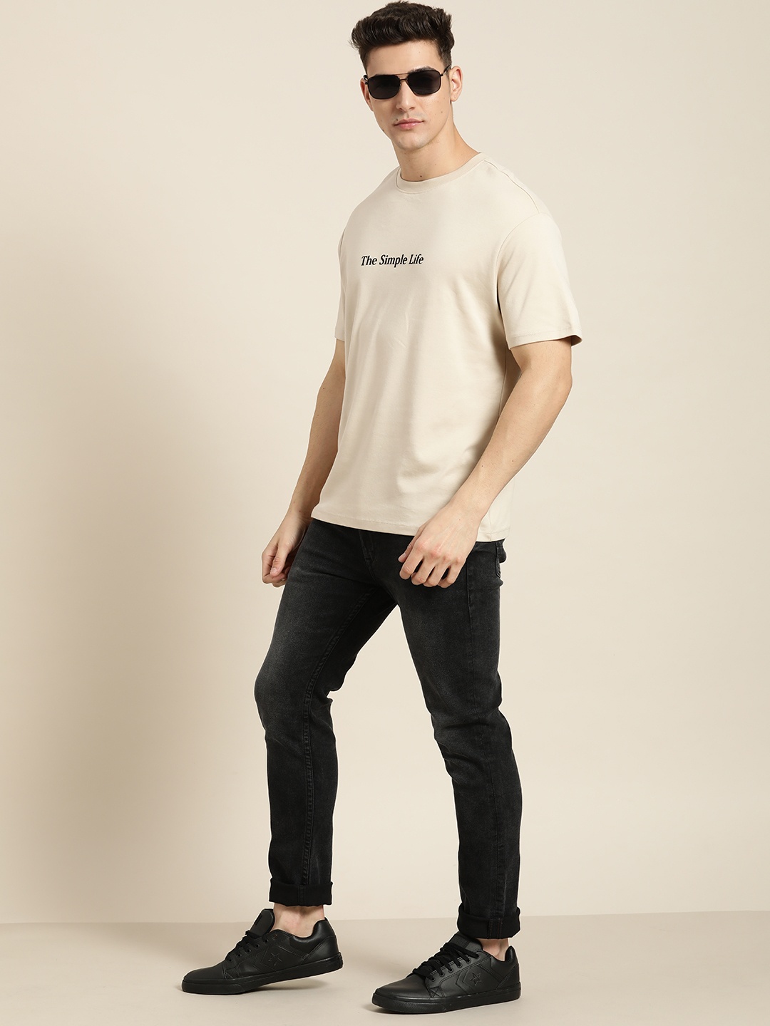 

Moda Rapido Men Black Slim Fit Light Fade Stretchable Jeans
