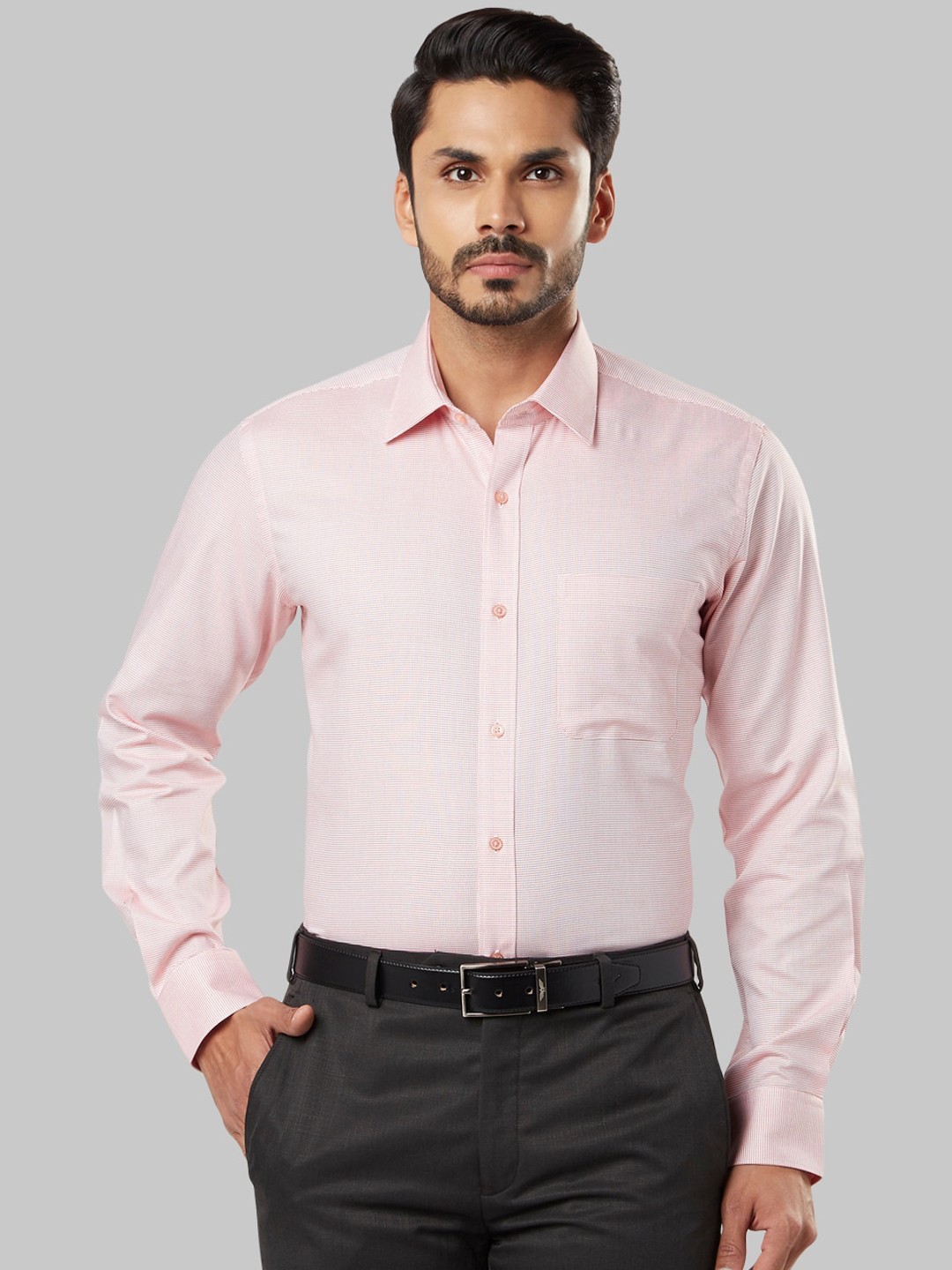 

Raymond Men Pink Opaque Formal Shirt