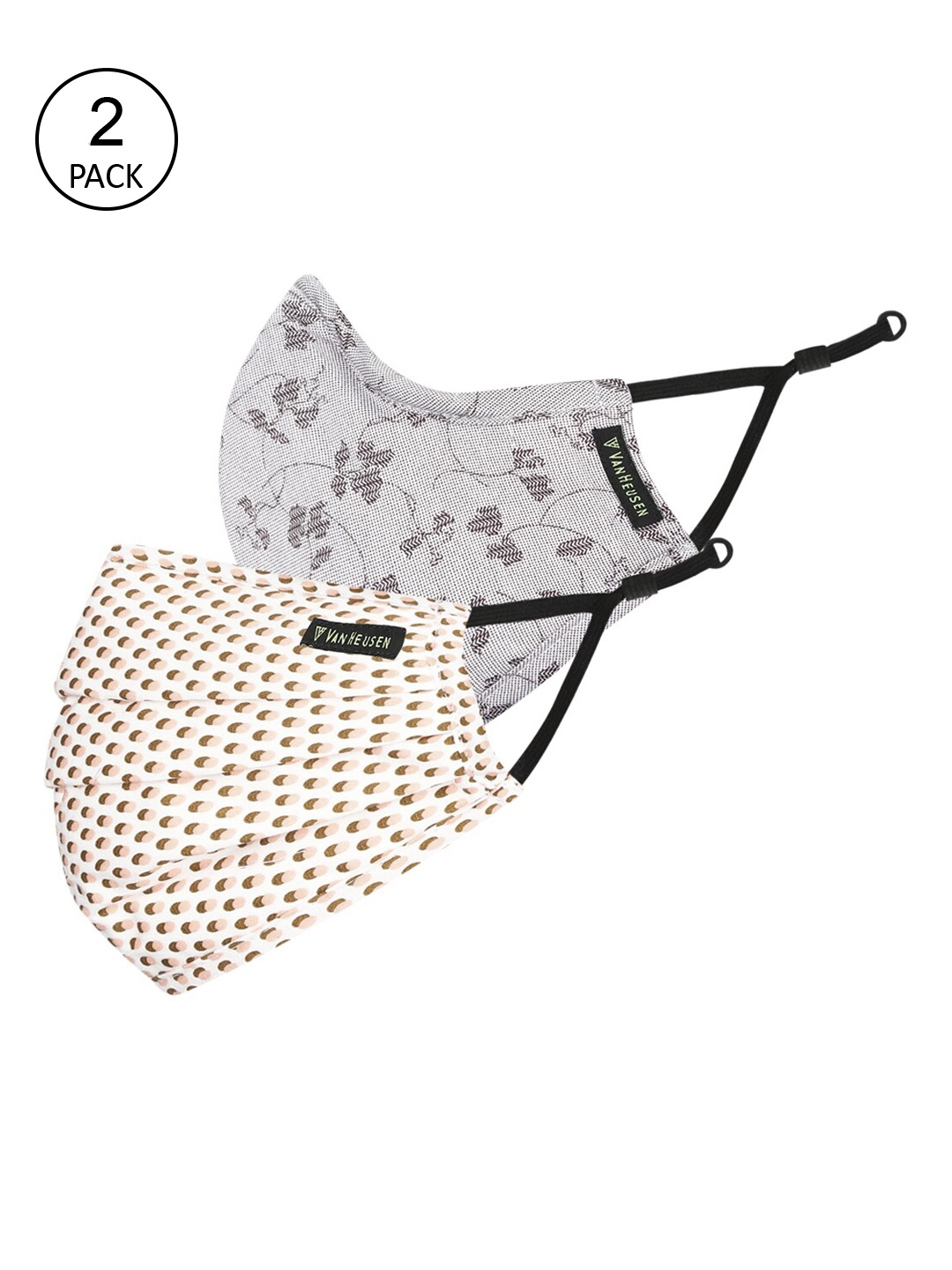 

Van Heusen Set-2 Antiviral Double Mask, Assorted