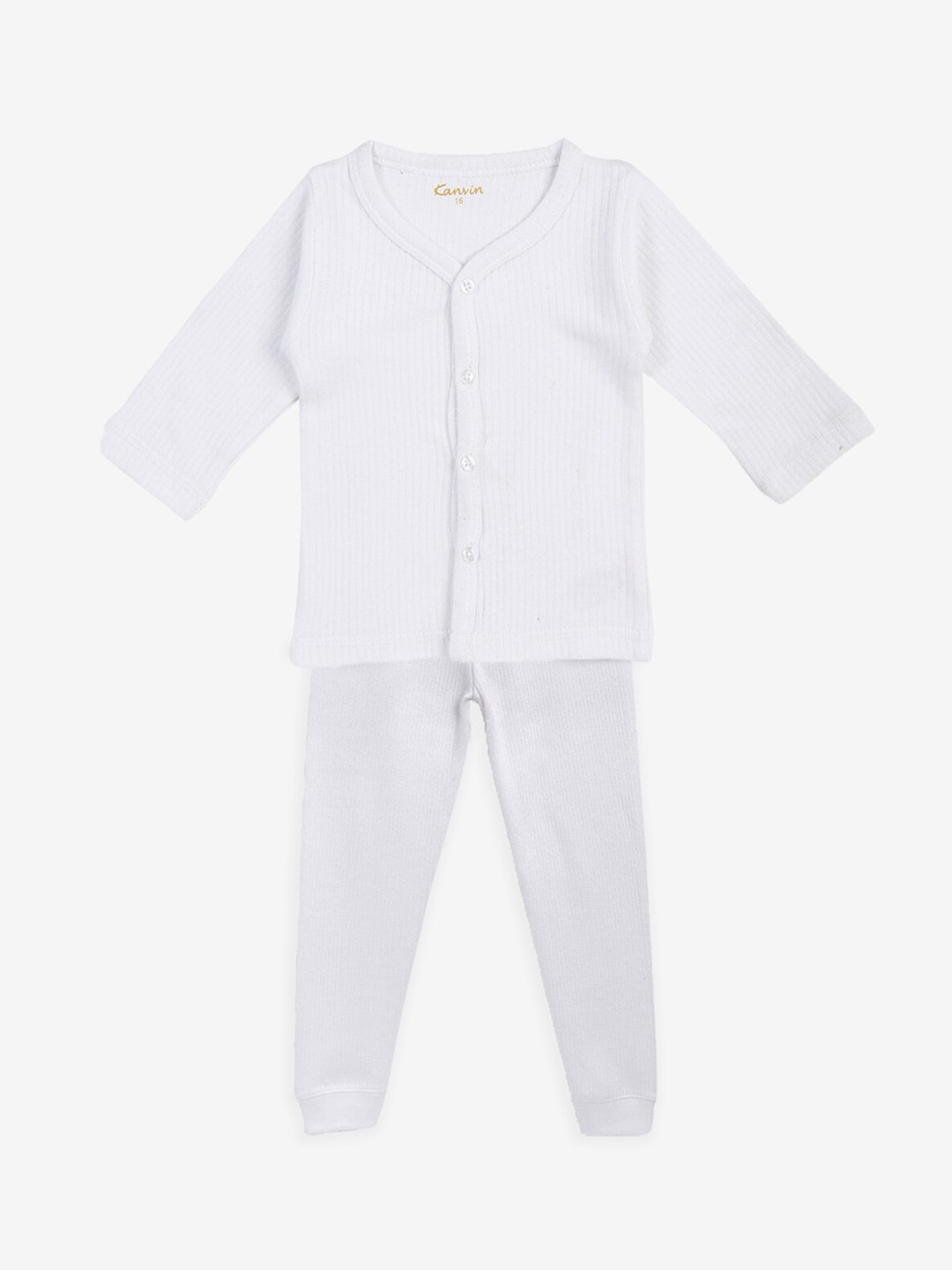 

Kanvin Boys White Solid Thermal Set