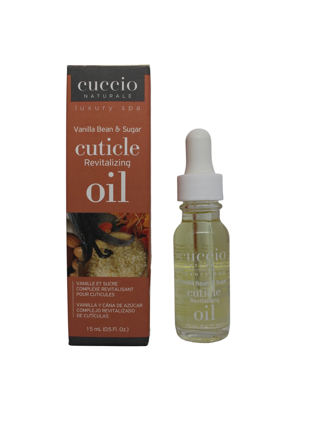 

Cuccio Vanilla Bean & Sugar Revitalizing Nail Care Cuticle Oil - 15ml, Yellow
