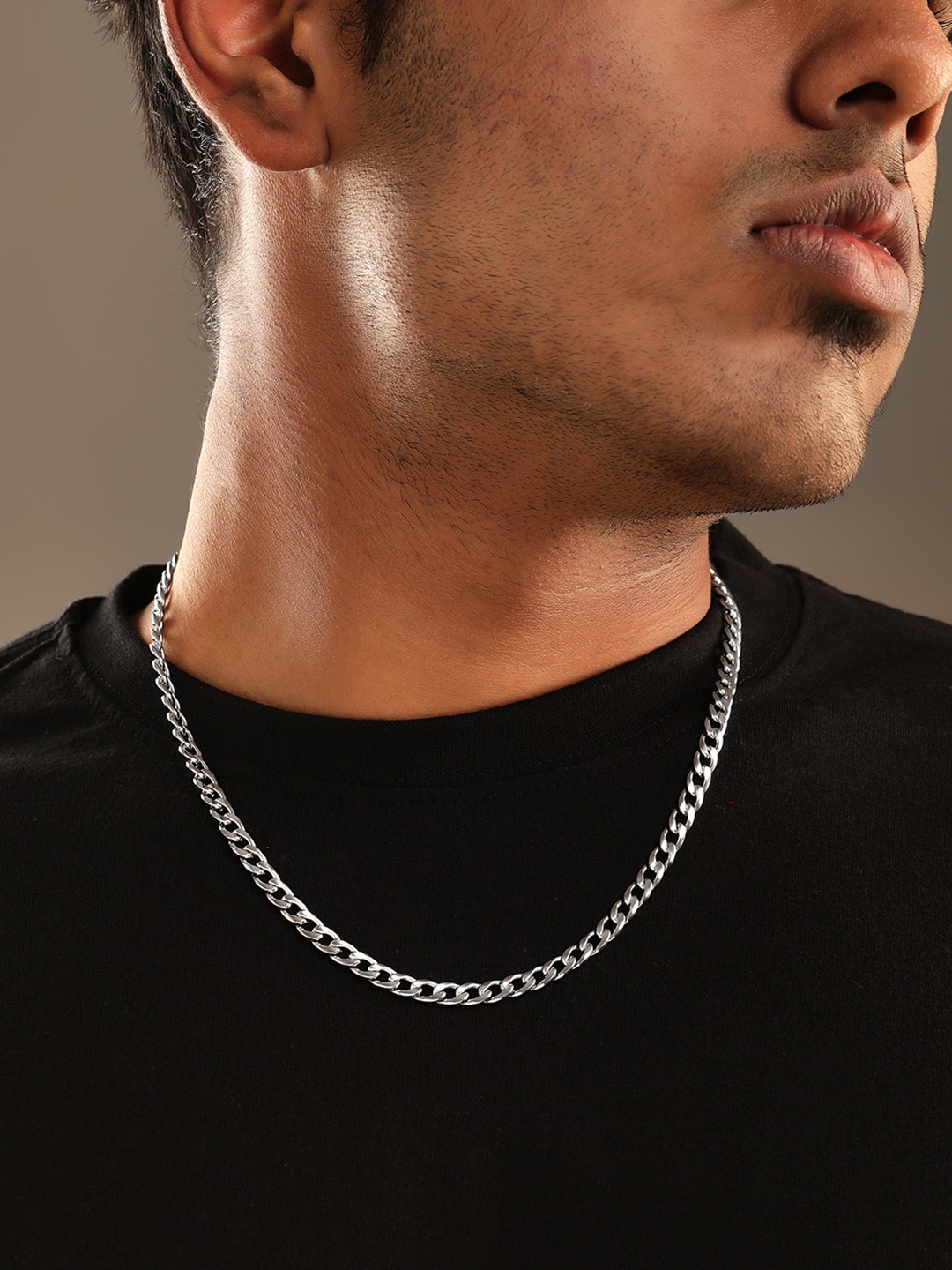 

The Roadster Lifestyle Co Men Silver-Plated Chain