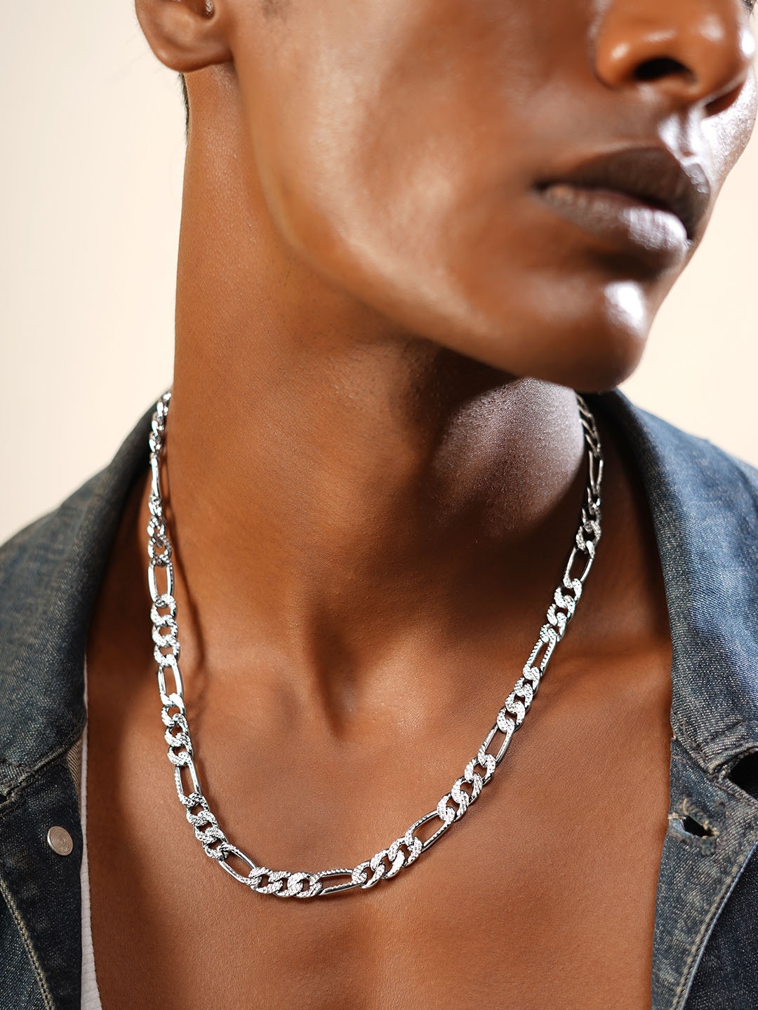 

The Roadster Lifestyle Co Men Silver-Plated Chain