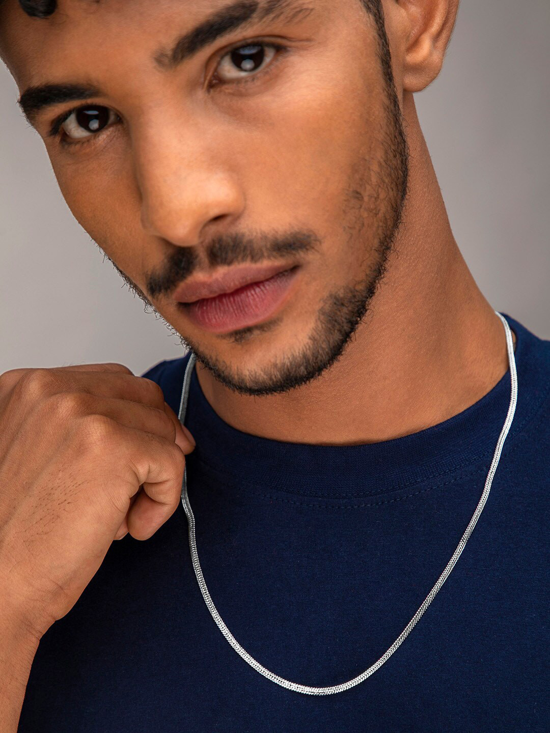 

The Roadster Lifestyle Co Men Silver-Plated Chain