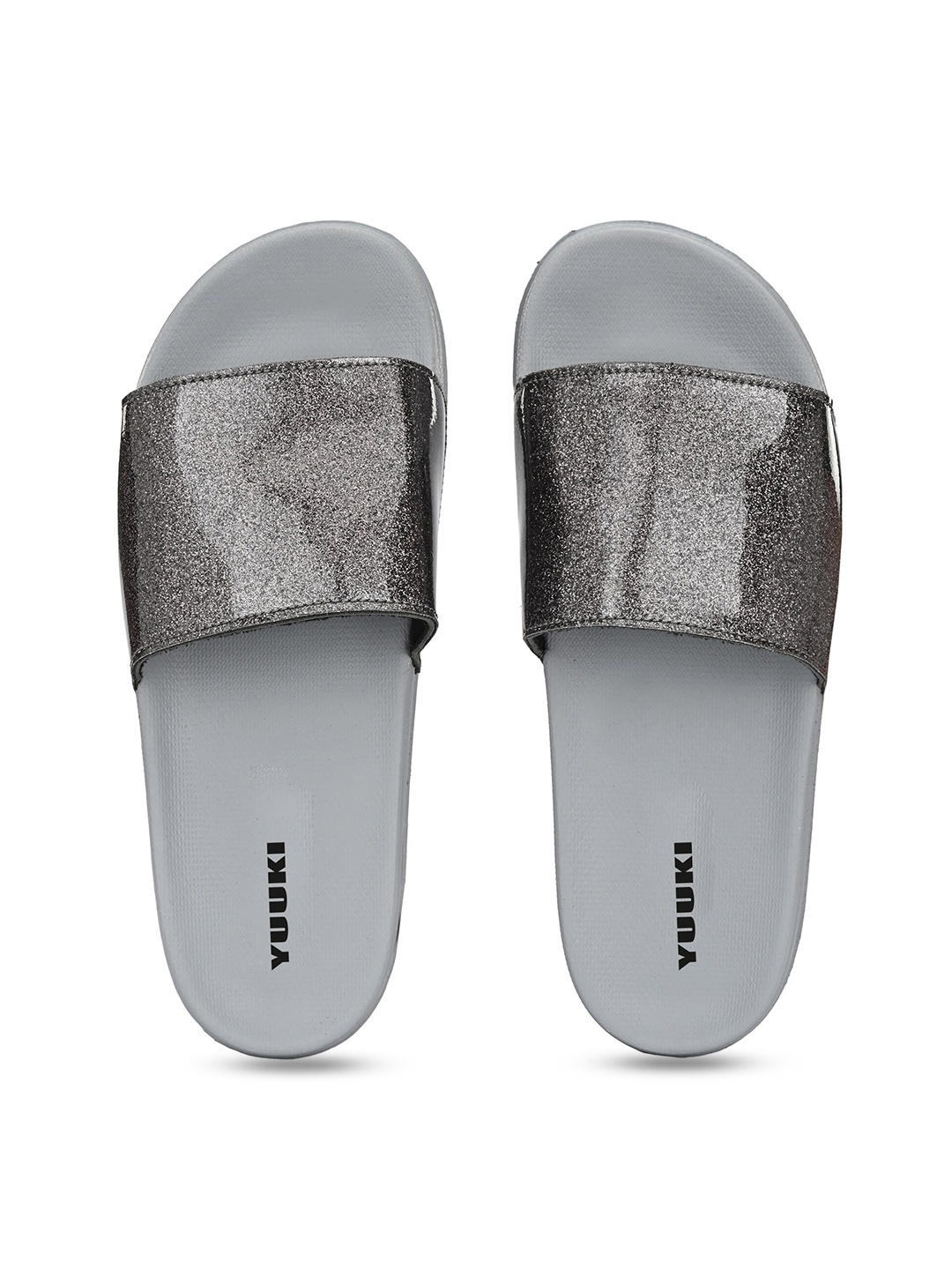 

Yuuki Women Grey Printed Sliders