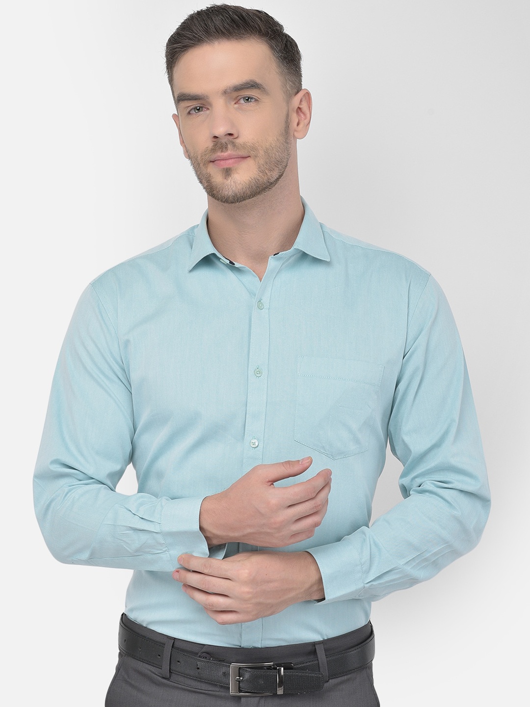 

Canary London Men Blue Smart Opaque Formal Shirt