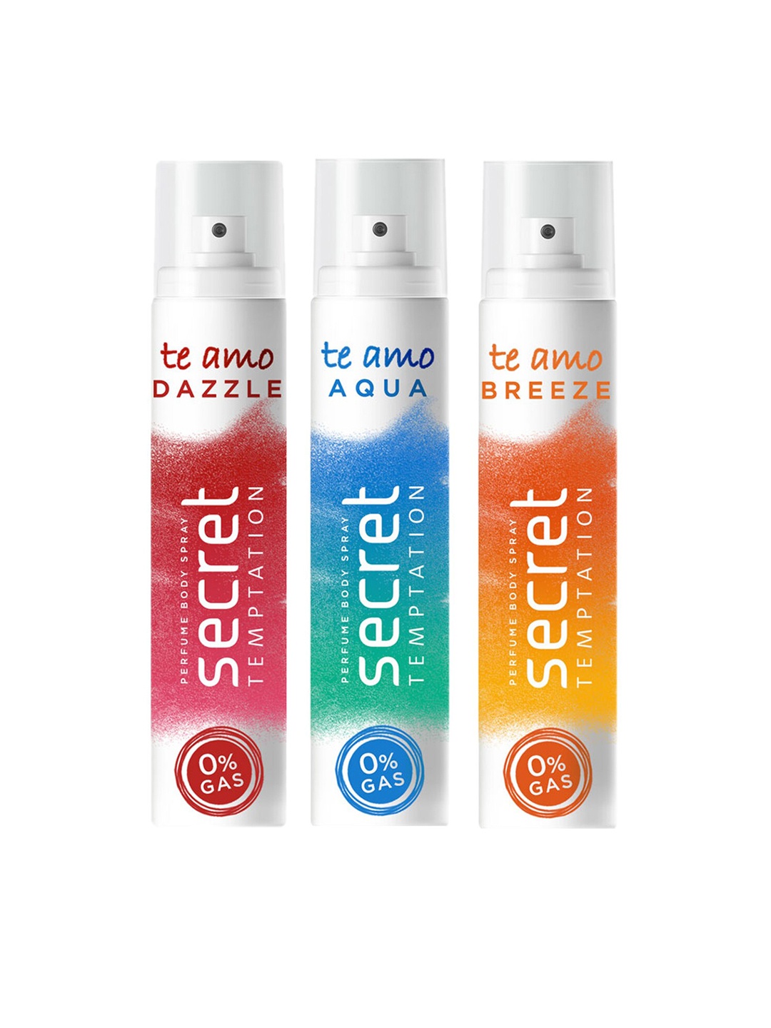 

Secret Temptation Women Set of 3 Perfume Body Spray 360 ml, White