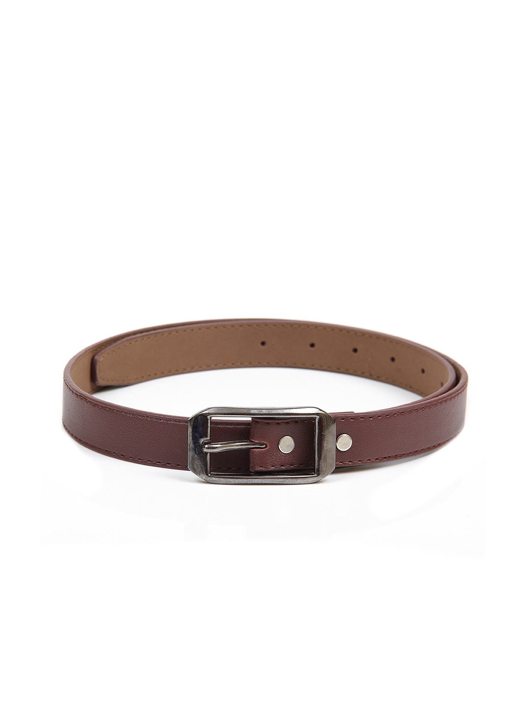 

Calvadoss Women Maroon Textured Belt