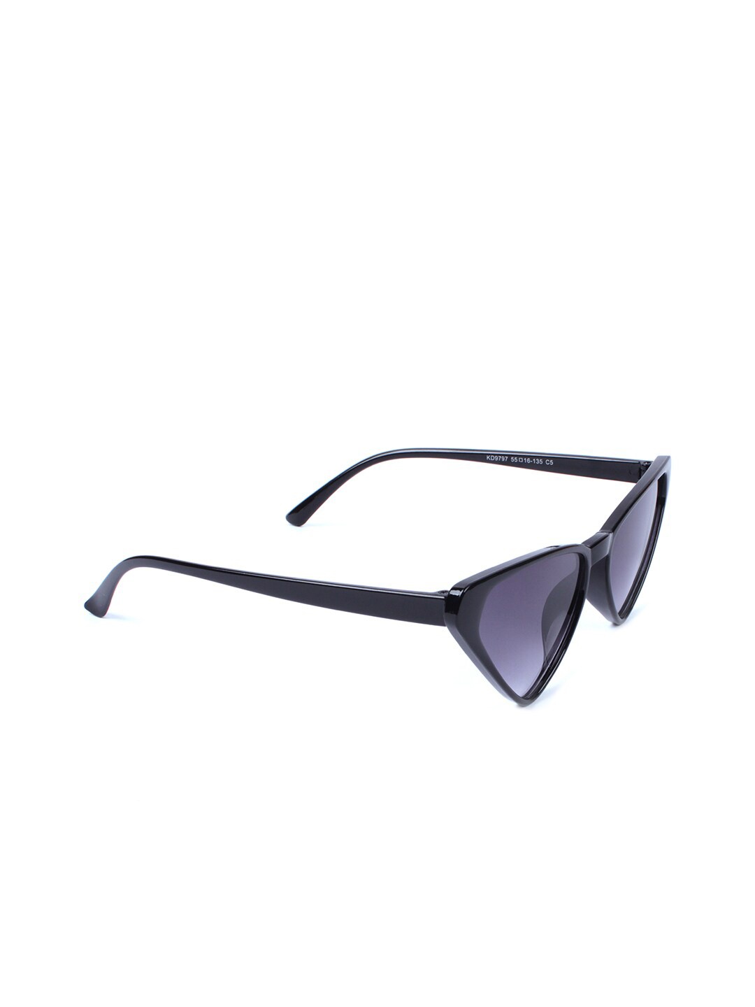 

FUZOKU Women Black Cateye Sunglasses