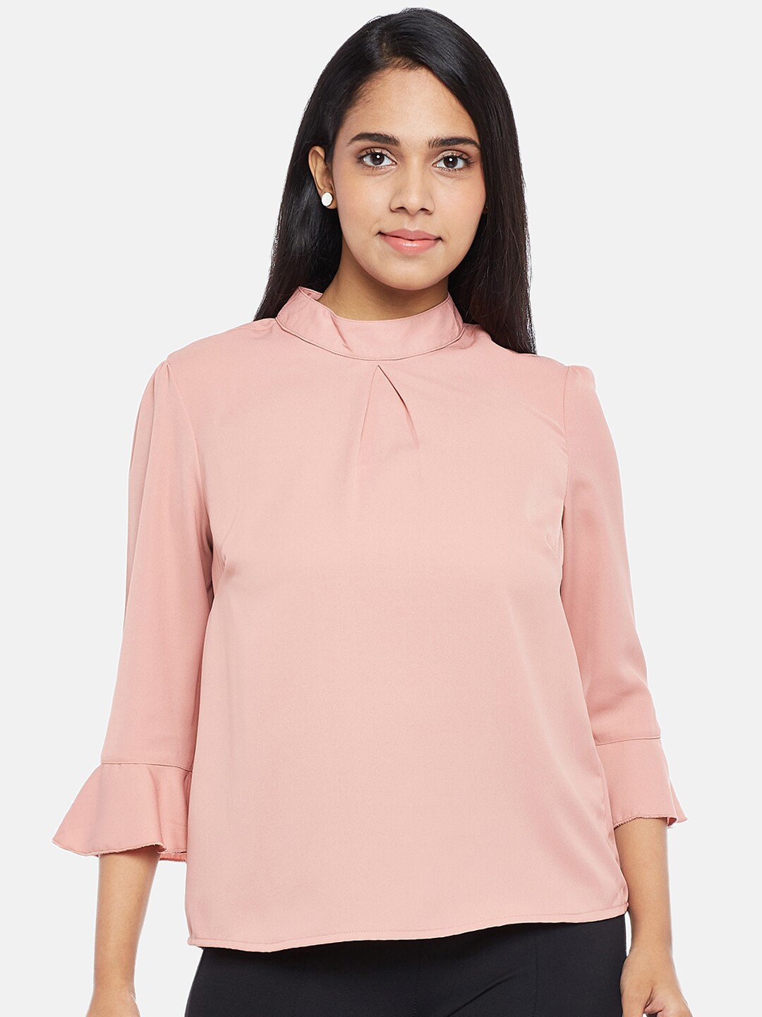 

Annabelle by Pantaloons Woman Pink Regular Top