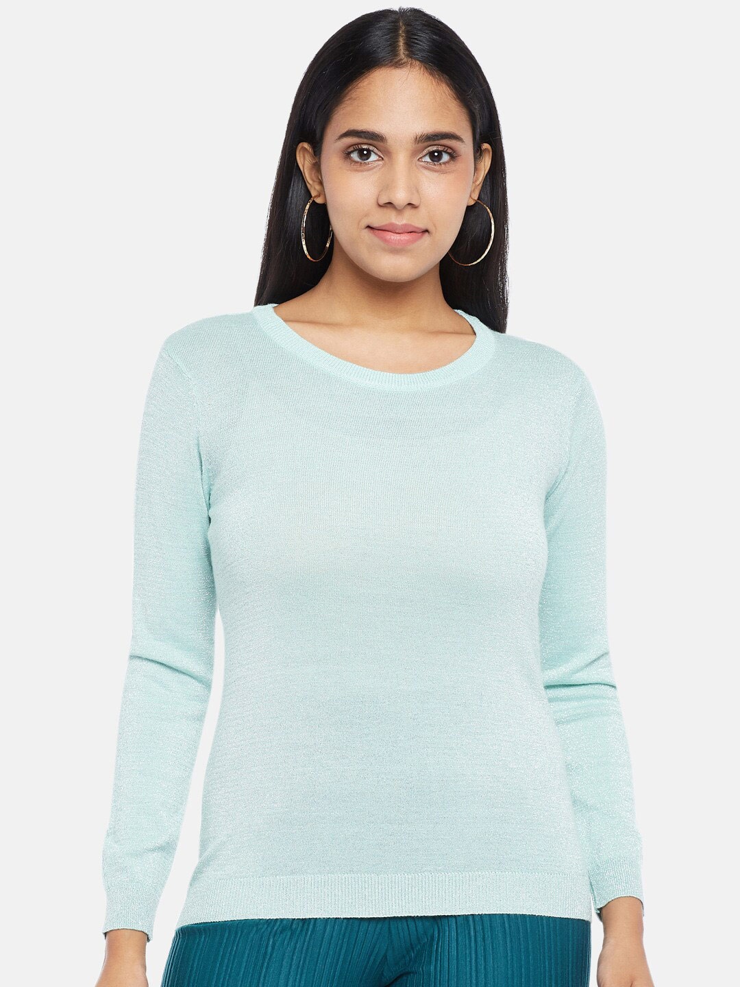 

Honey by Pantaloons Woman Green Regular Top