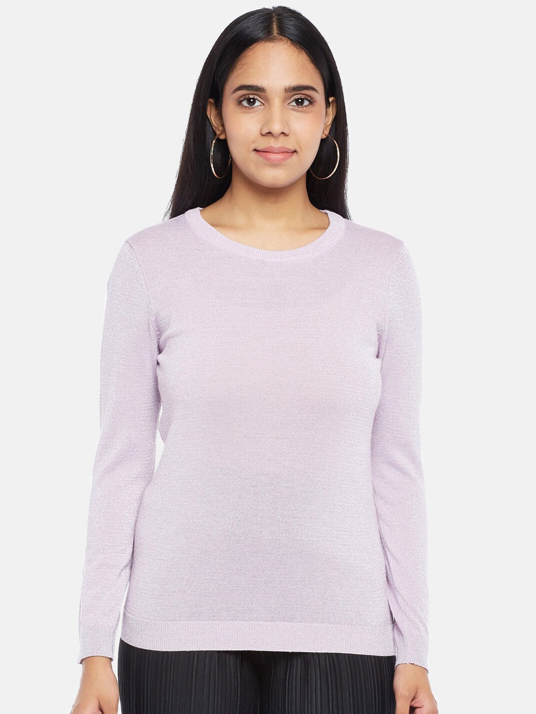 

Honey by Pantaloons Woman Purple Regular Top