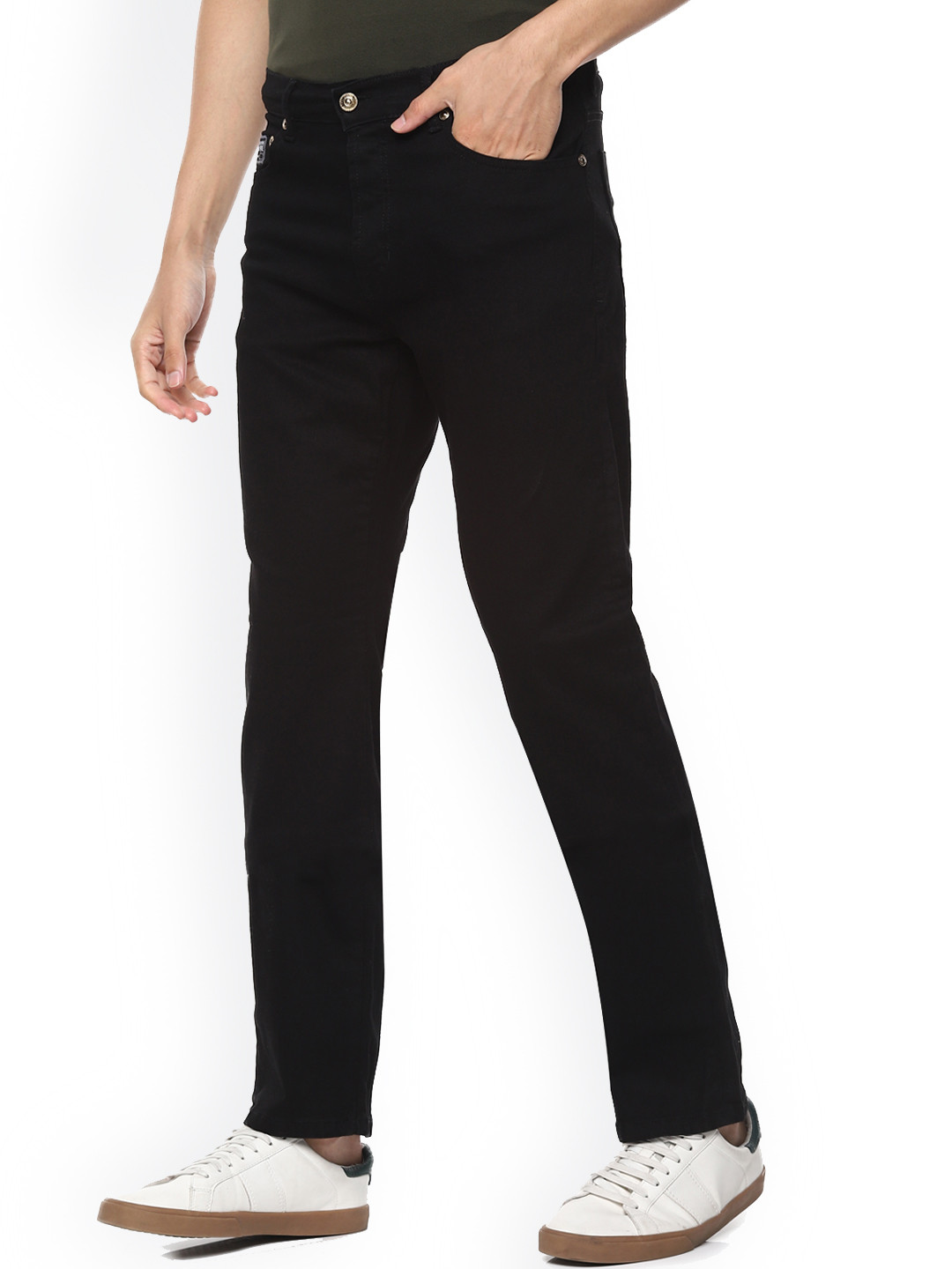 

Versace Jeans Couture Men Black Clean Look Cotton Jeans