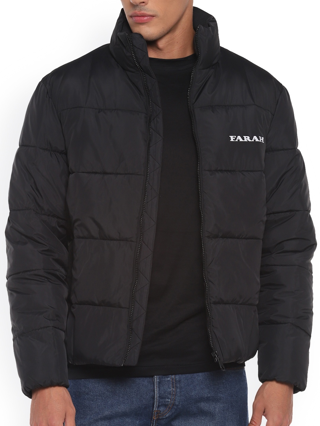 

Farah Men Black Puffer Jacket