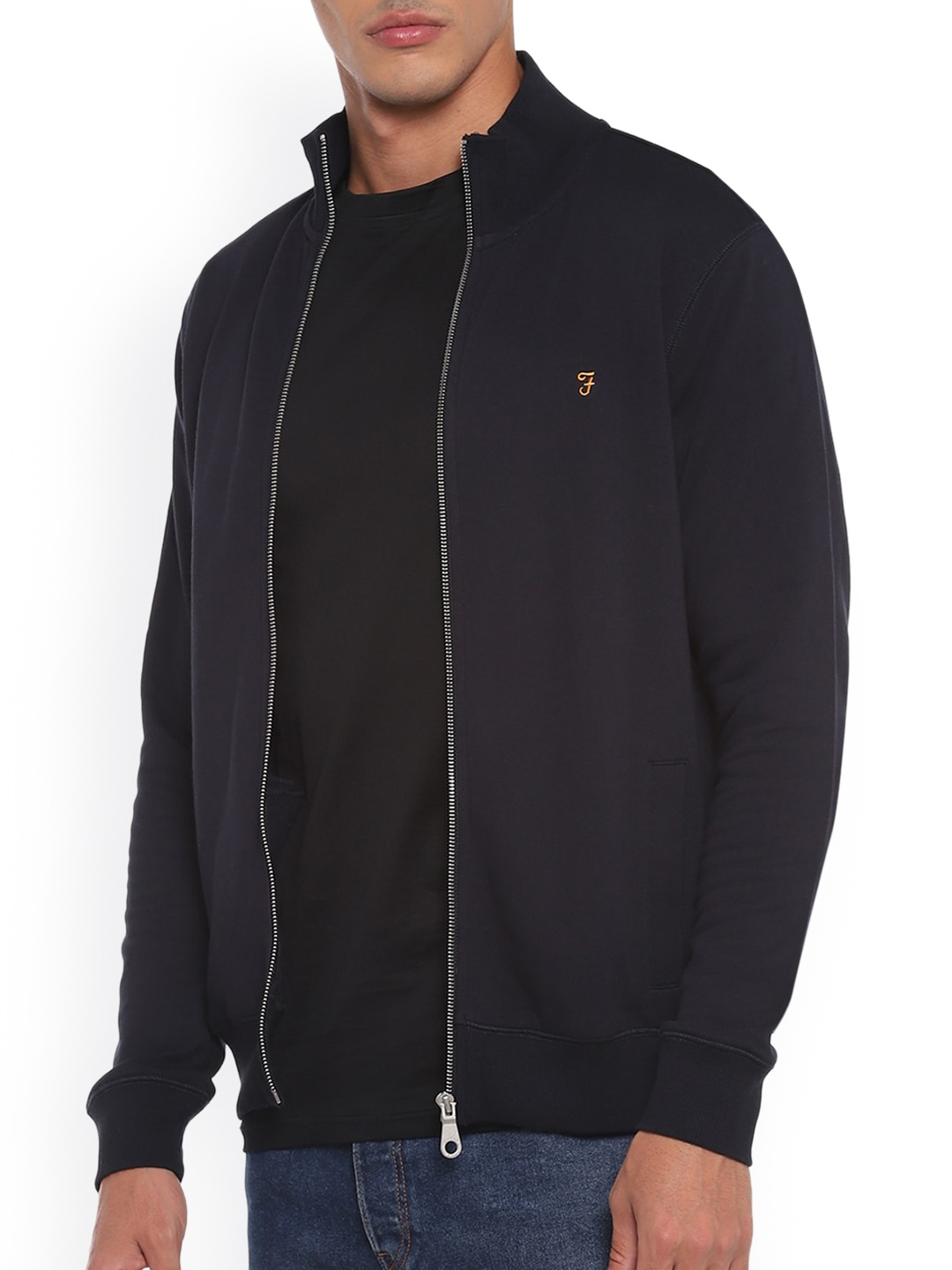 

Farah Men Navy Blue Organic Cotton Sweatshirt