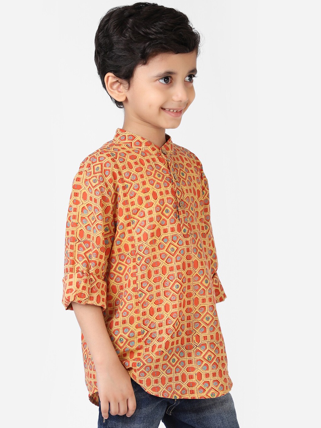 

Fabindia Boys Red Kurta