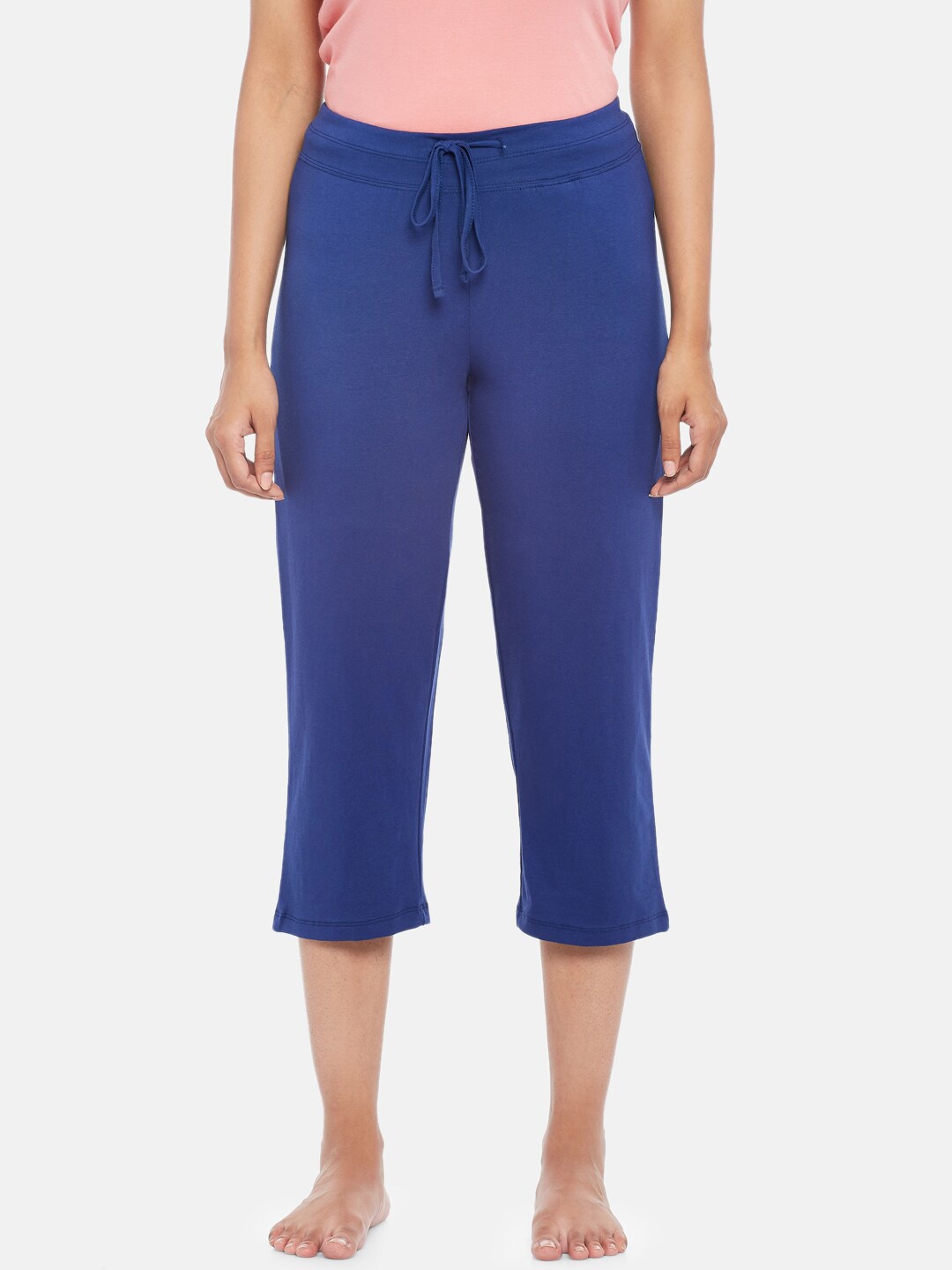 

Dreamz by Pantaloons Women Navy Blue Solid Capri