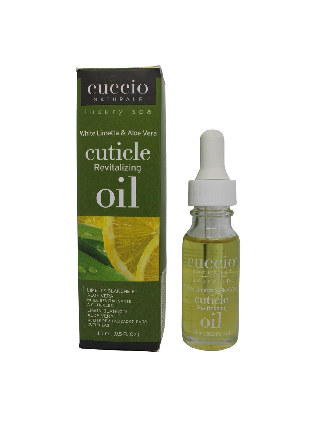 

Cuccio Revitalizing Cuticle Oil-White Limetta & Aloe 15 ml Super-Penetrating, Transparent