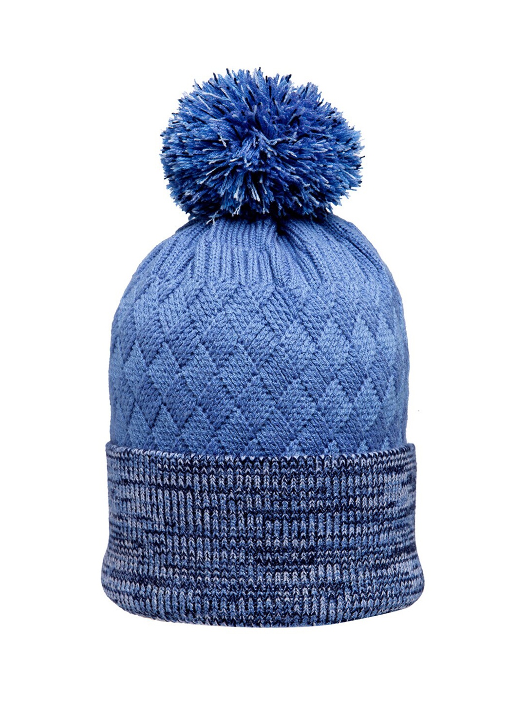 

513 Women Blue & Grey Beanie