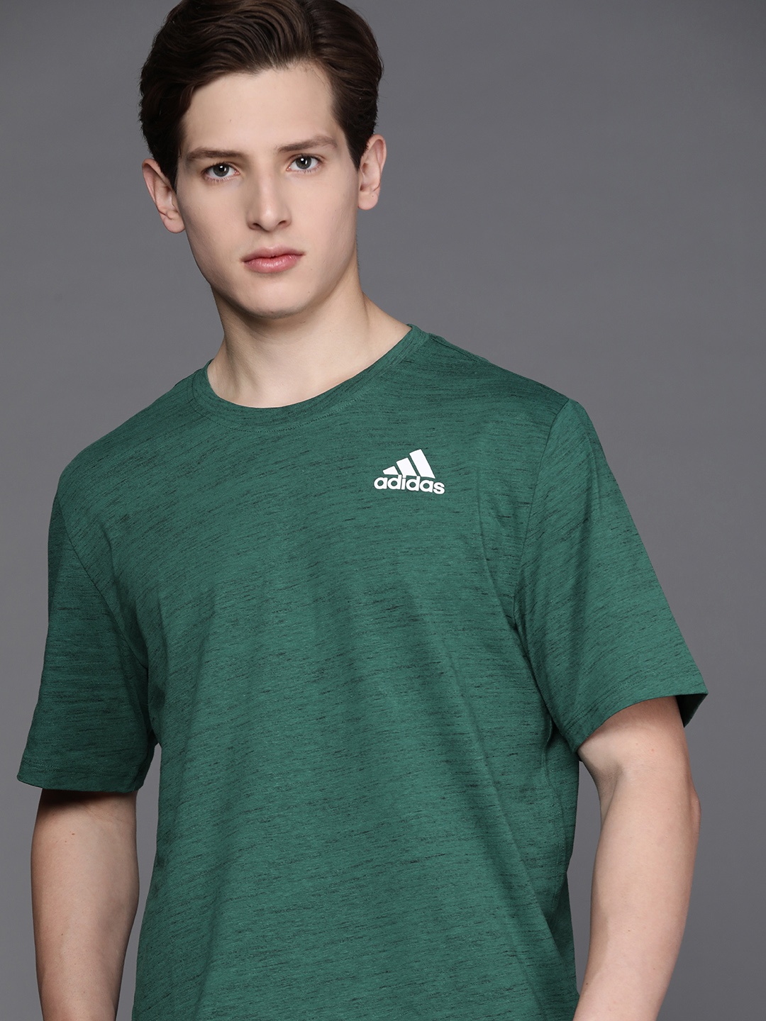 

ADIDAS Men Green Solid City Elevated Training Sustainable T-shirt