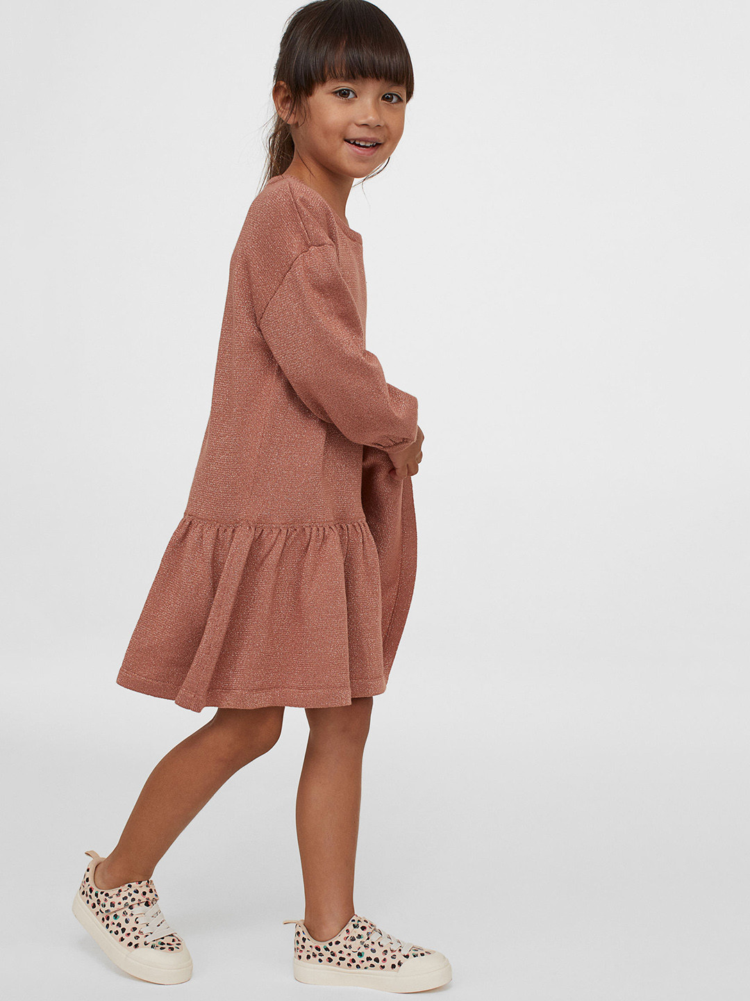 

H&M Kids-Girls Pink Knitted Dress