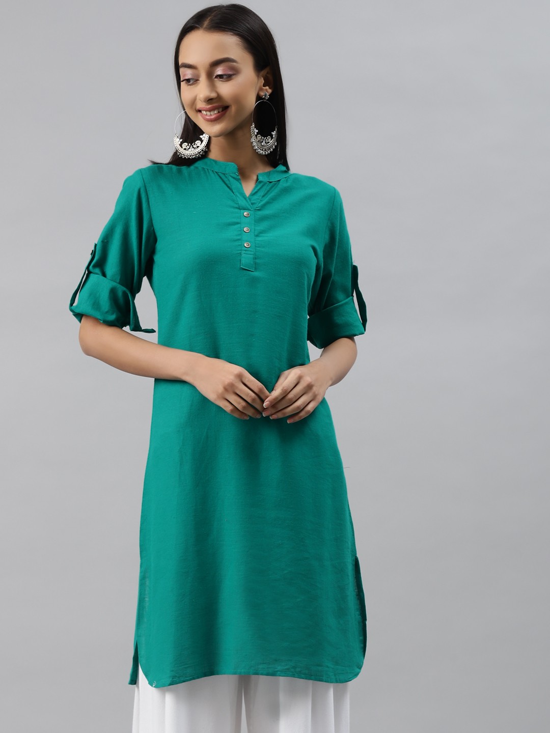 

Meeranshi Women Green Kurta