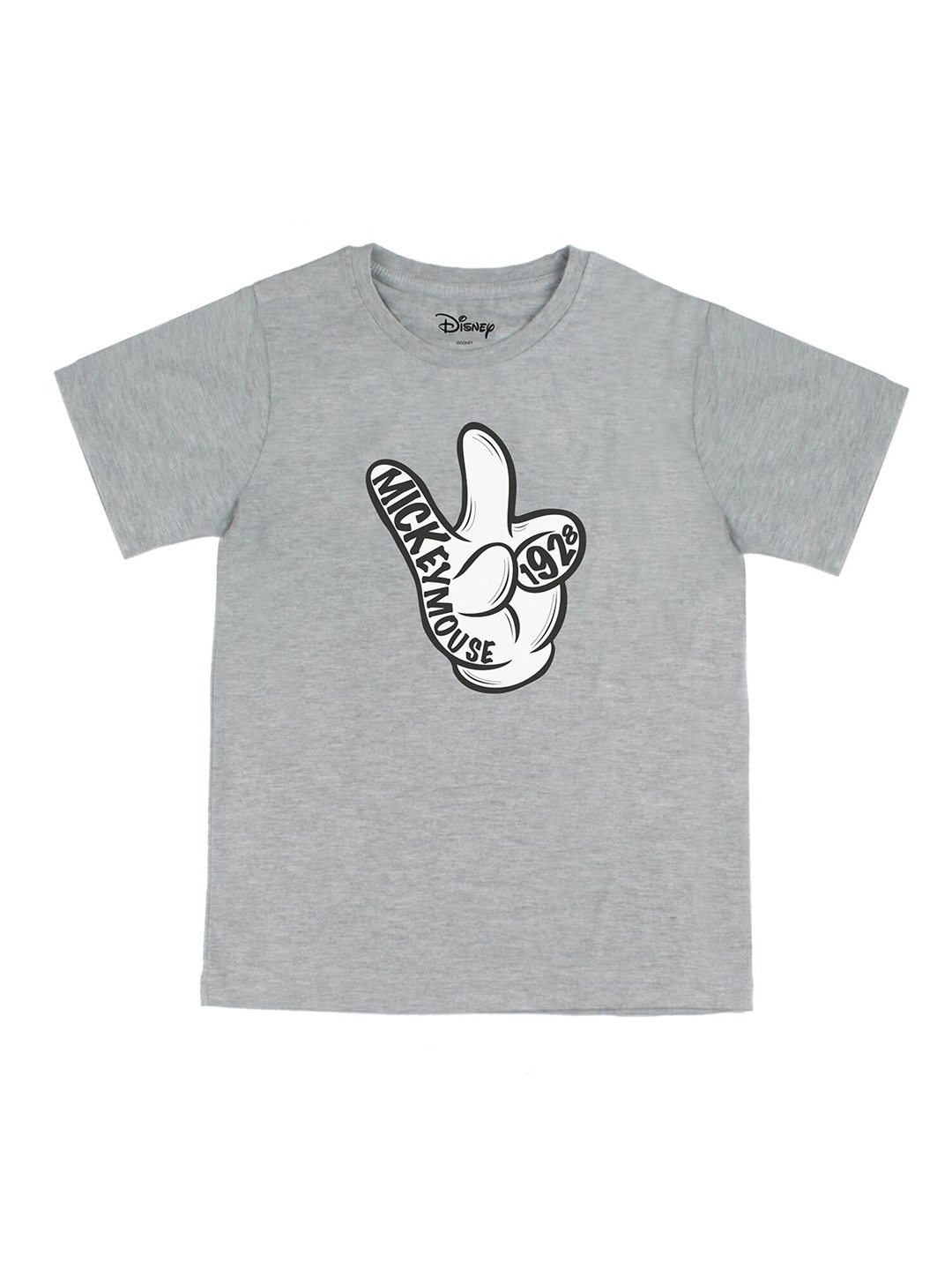 

Disney by Wear Your Mind Boys Grey Printed T-shirt