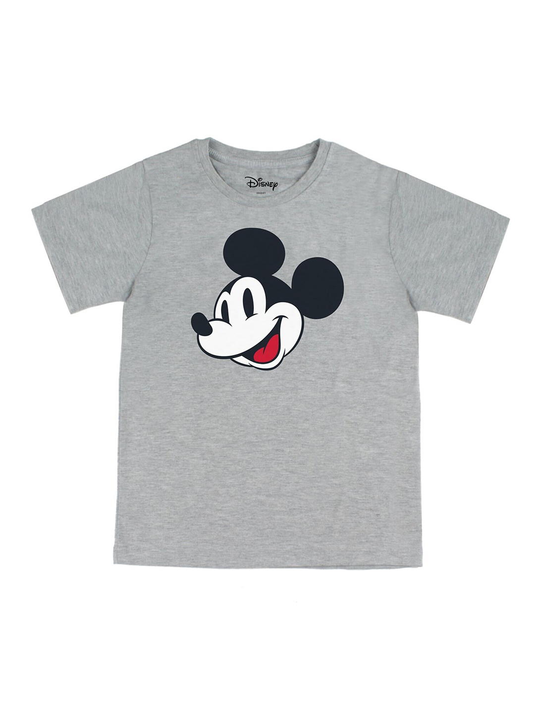 

Disney by Wear Your Mind Boys Grey Mickey Mouse Printed T-shirt