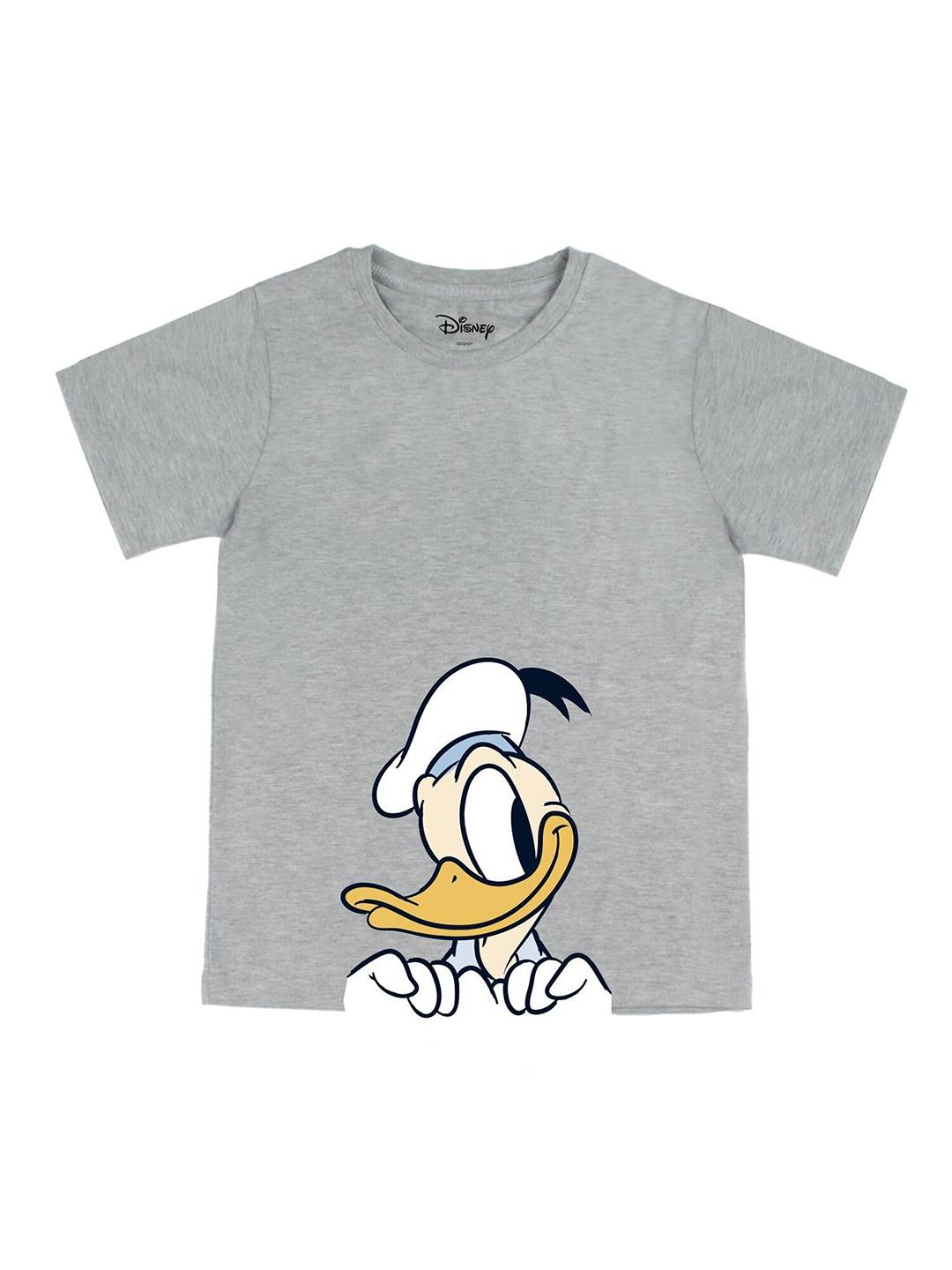 

Disney by Wear Your Mind Boys Grey V-Neck Raw Edge T-shirt