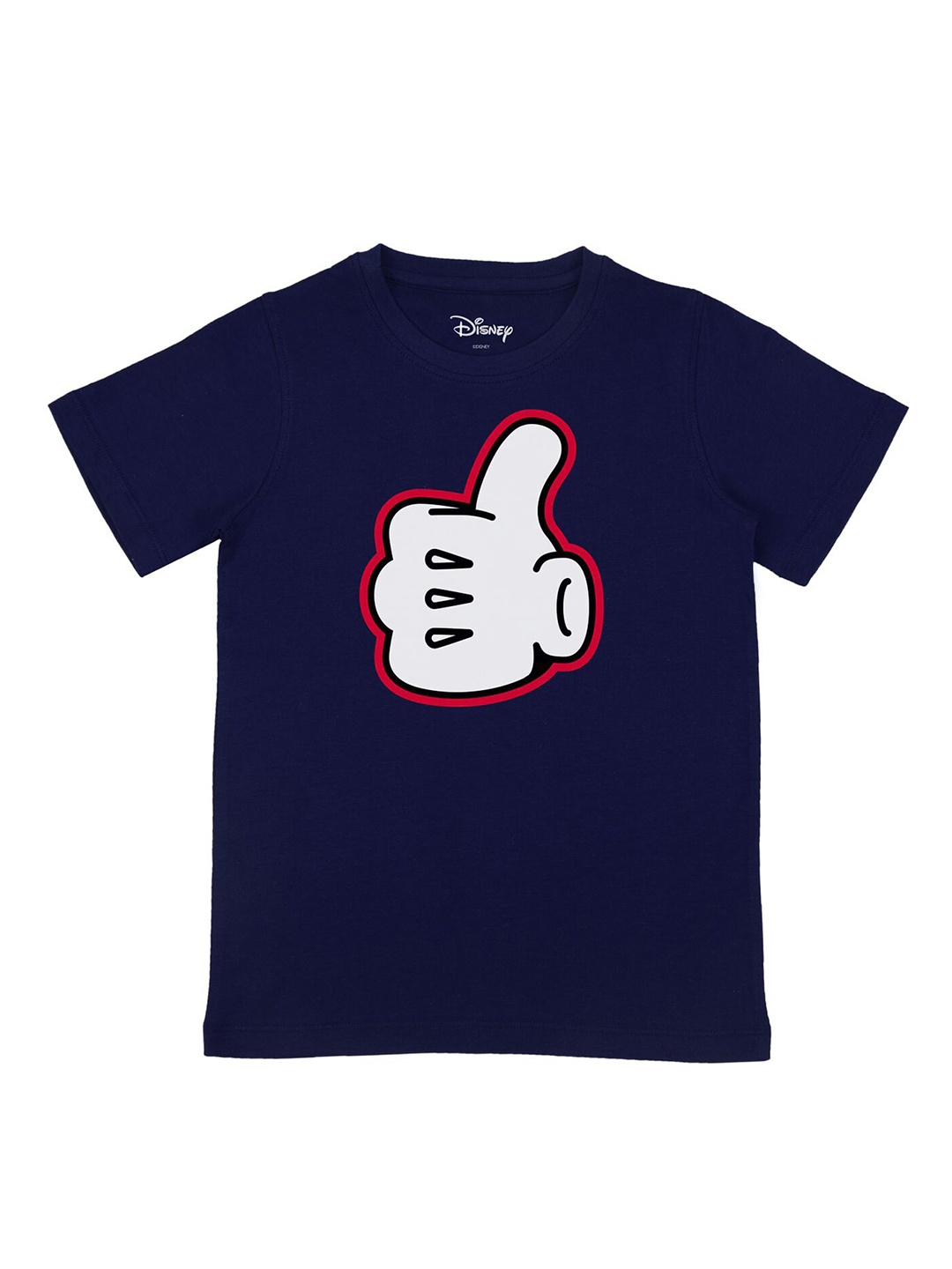 

Disney by Wear Your Mind Boys Navy Blue Printed T-shirt