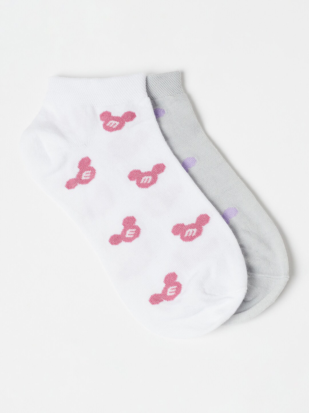 

J Style Multi Pack of 2 Ankle-Length Socks