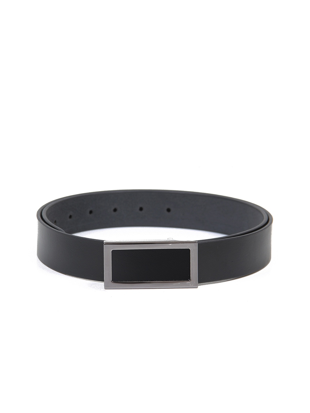 

Calvadoss Men Black Leather Belt