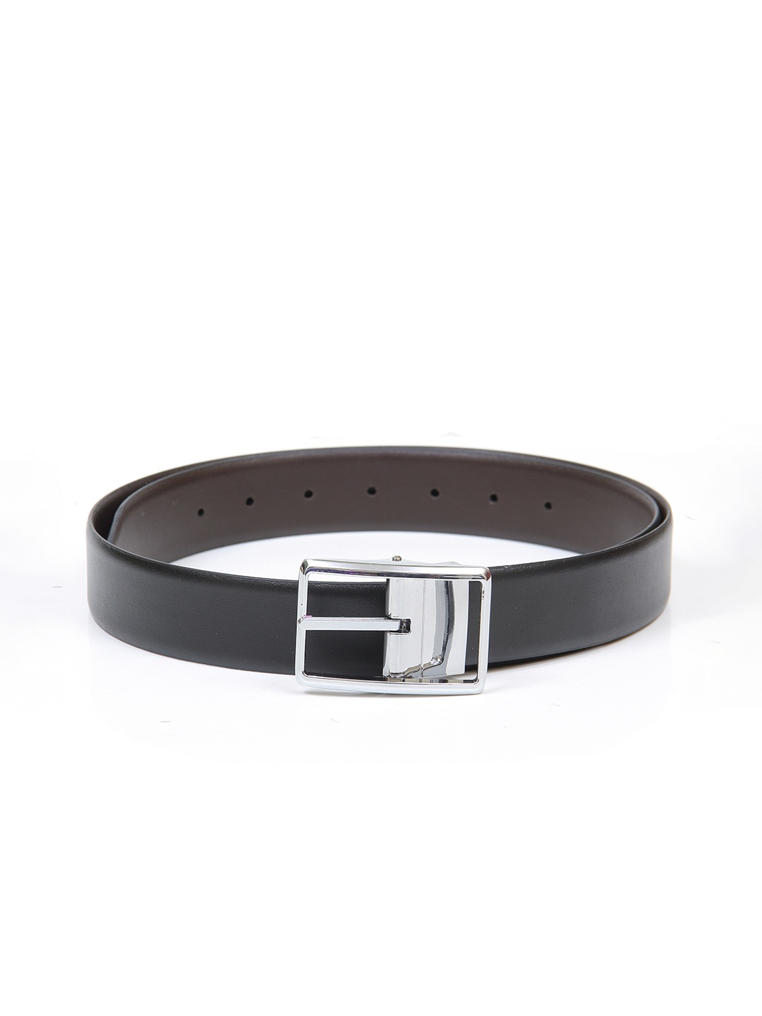 

Calvadoss Men Black Leather Reversible Formal Belt