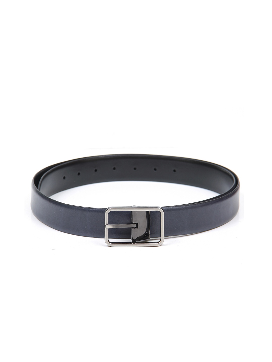 

Calvadoss Men Blue Solid Leather Belt
