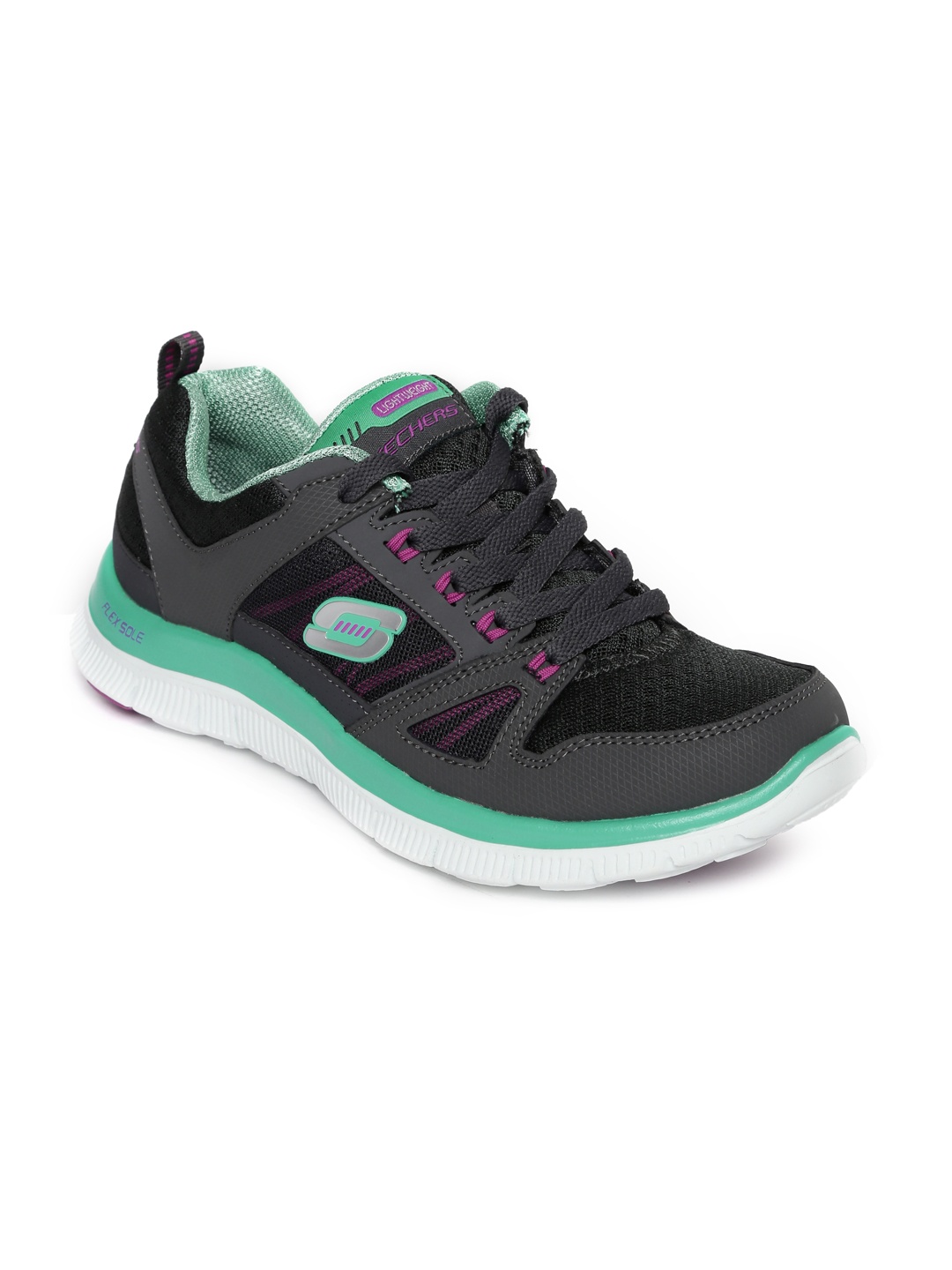 

Skechers Women Charcoal Grey Flex Appeal Sneakers