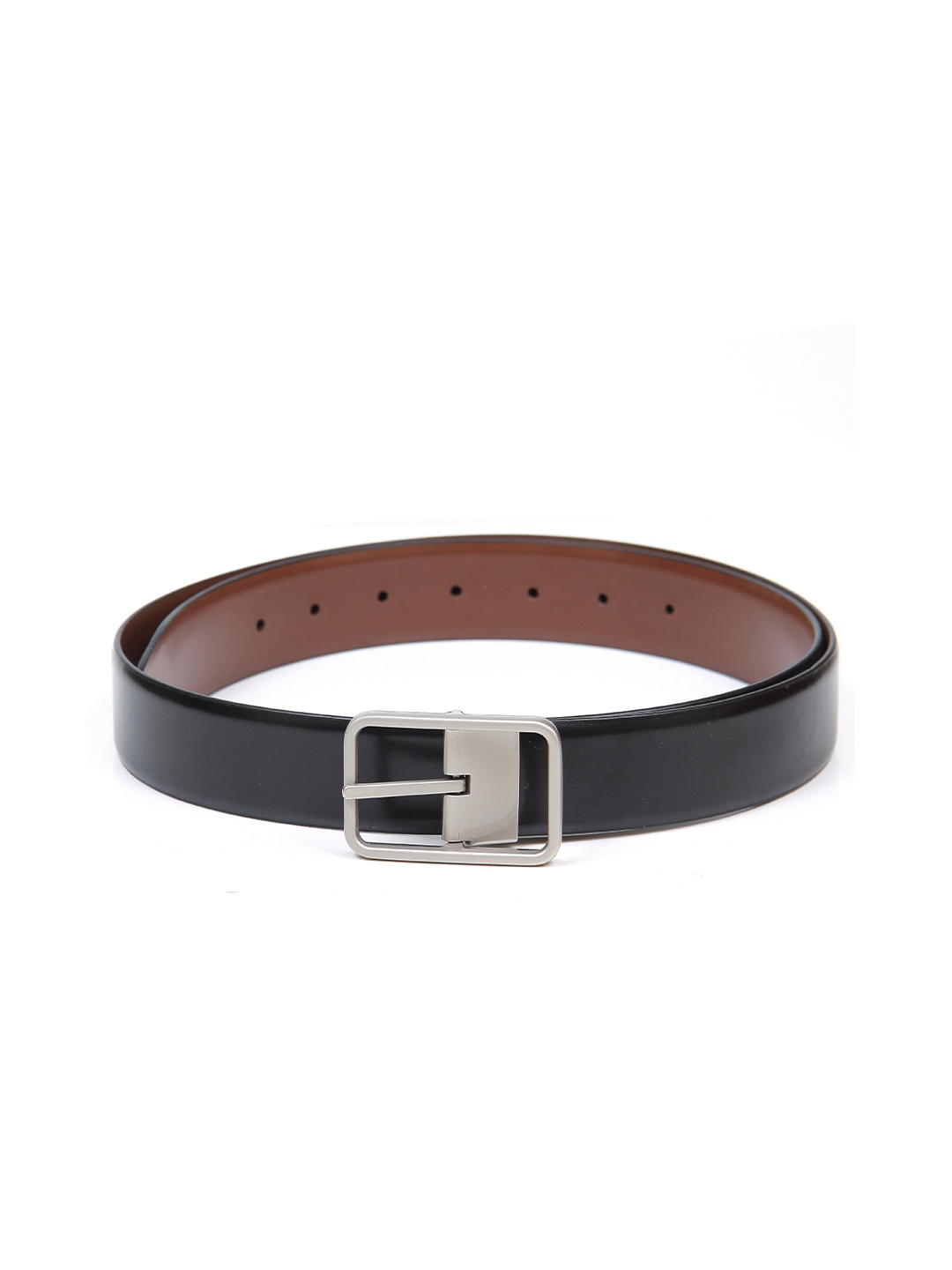 

Calvadoss Men Black Leather Belt
