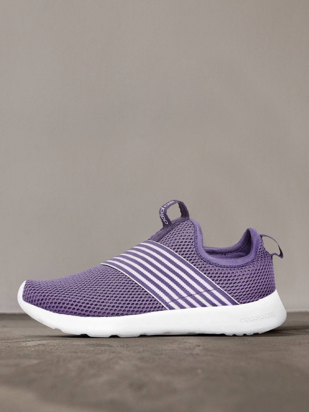 

ADIDAS Women Purple and White Contemx Woven Design Running Shoes