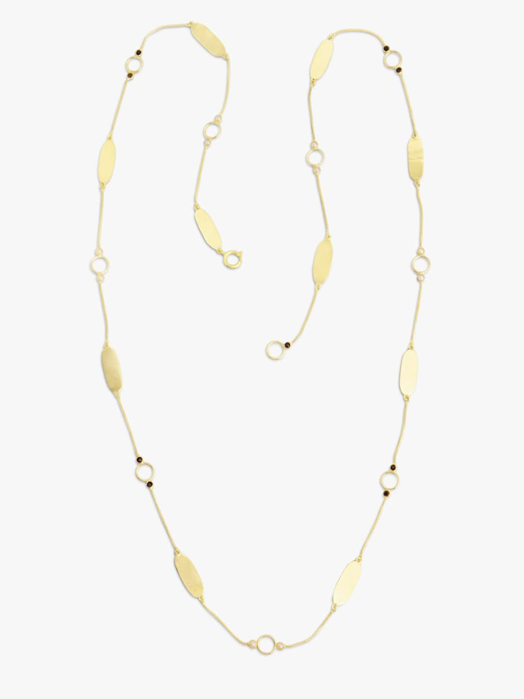 

March by FableStreet Women Gold-Toned & Black Brass Gold-Plated Layered Necklace